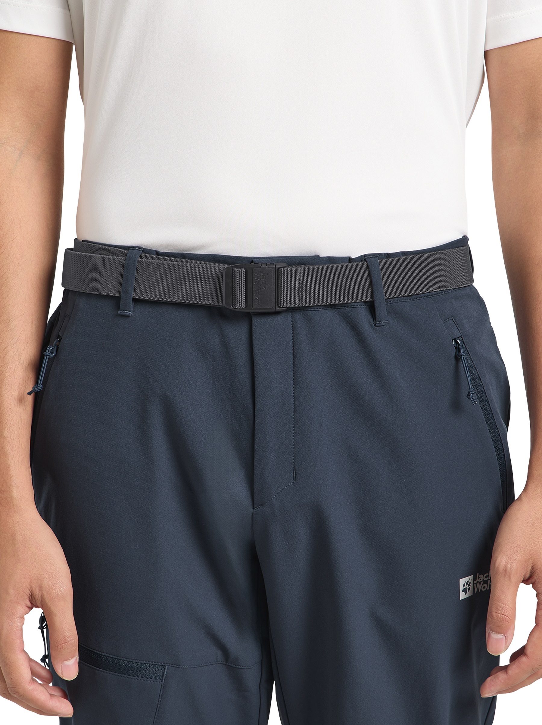 Ремень Jack Wolfskin Hidden Belt 1912101_6320 110 серый фото 2