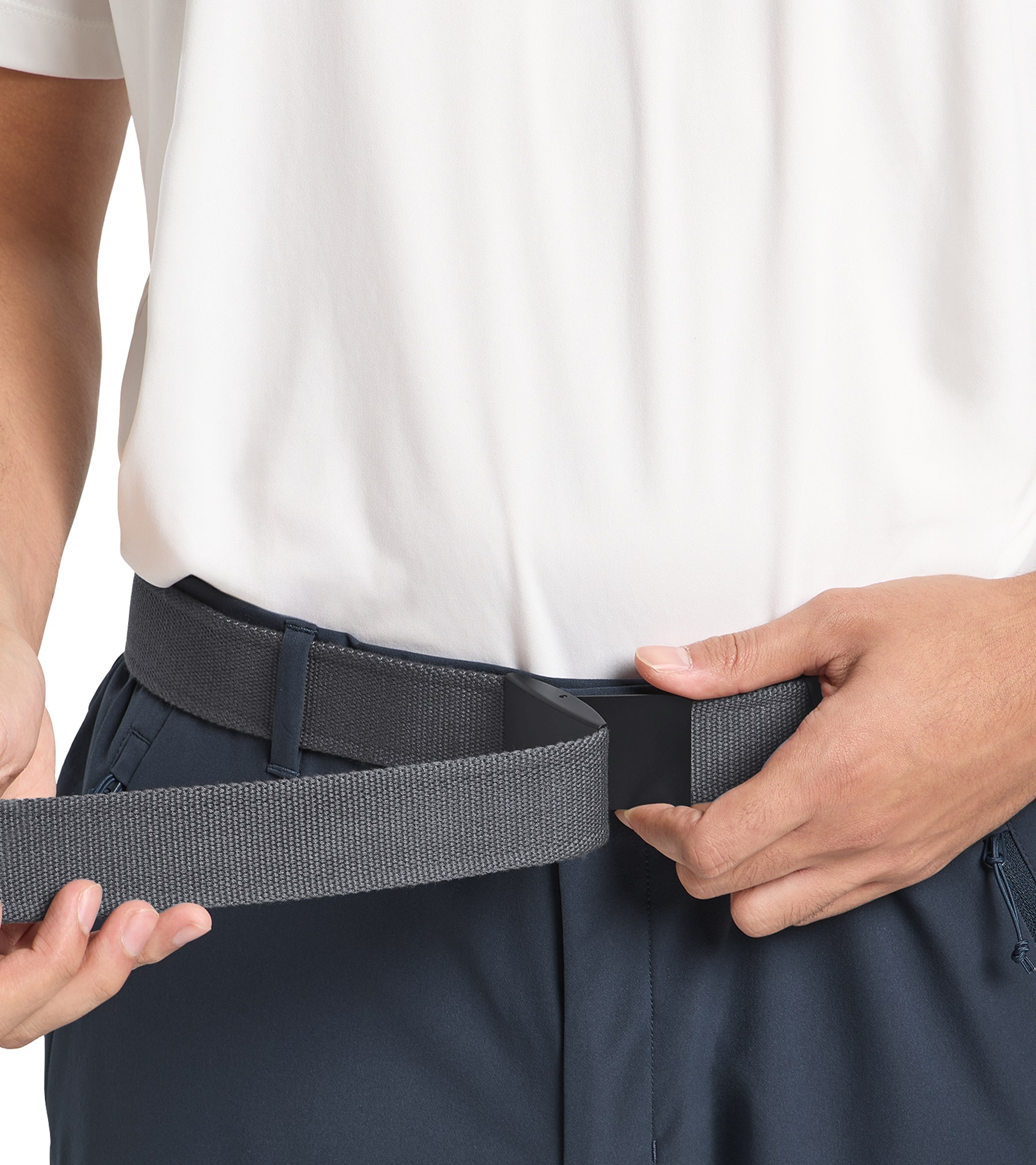 Ремень Jack Wolfskin Hidden Belt 1912101_6320 95 серый фото 3