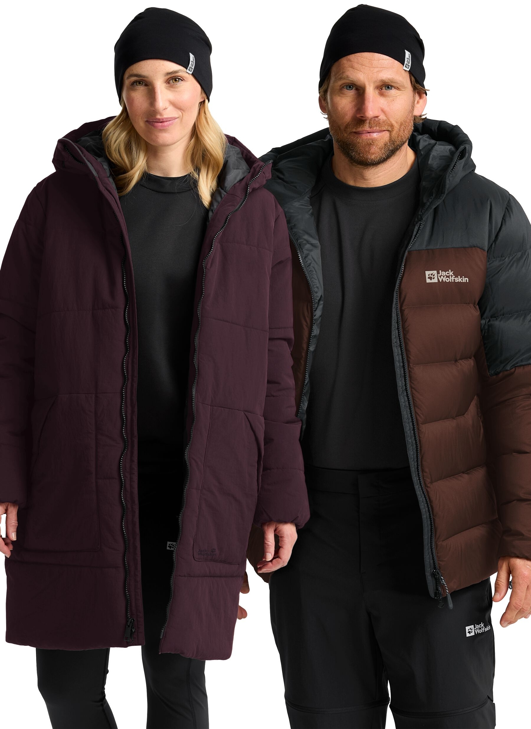 Шапка Jack Wolfskin Merino Beanie A60110_6000 черная фото 3