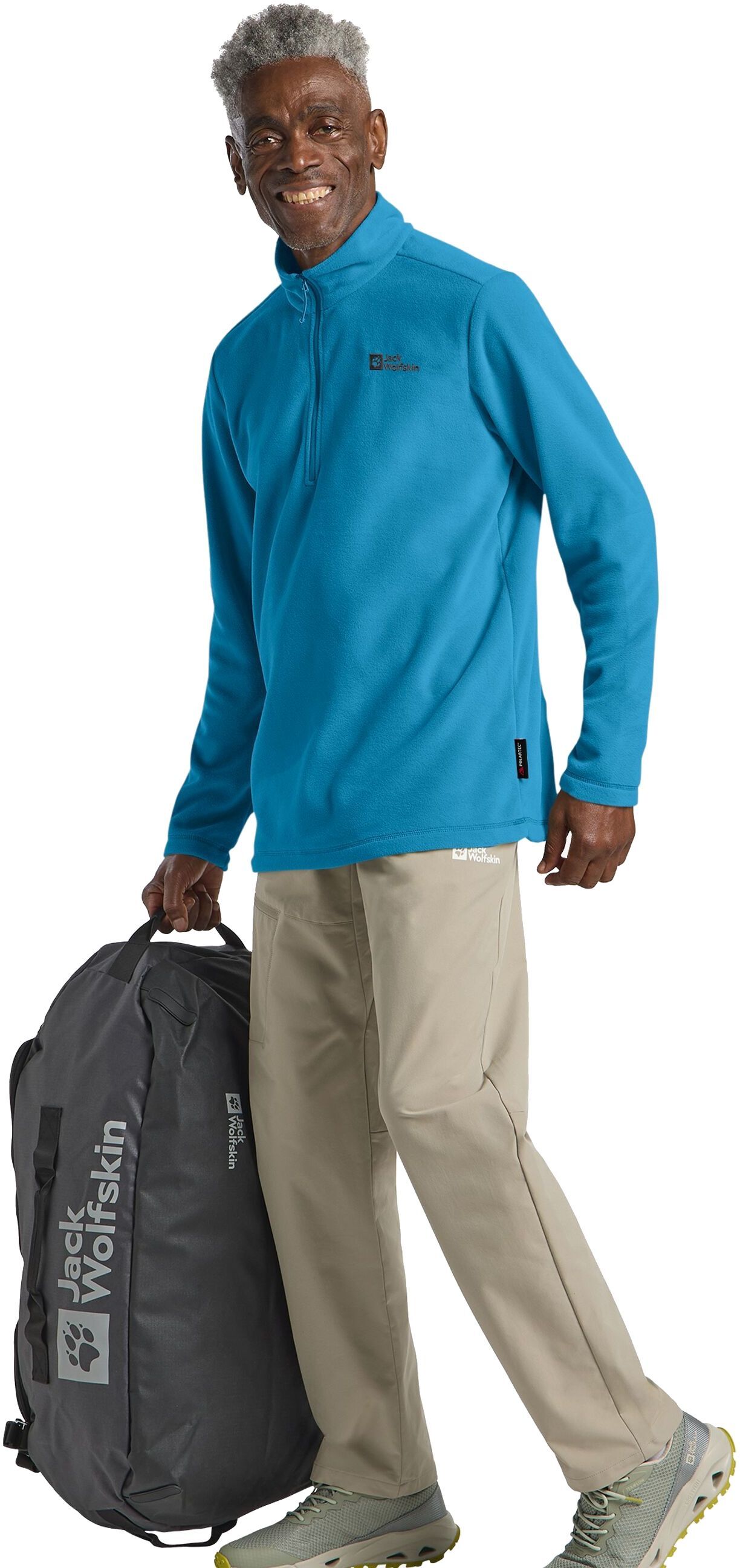 Кофта флисовая мужская Jack Wolfskin Taunus Hz M 1709522_8026 XXL голубая фото 7