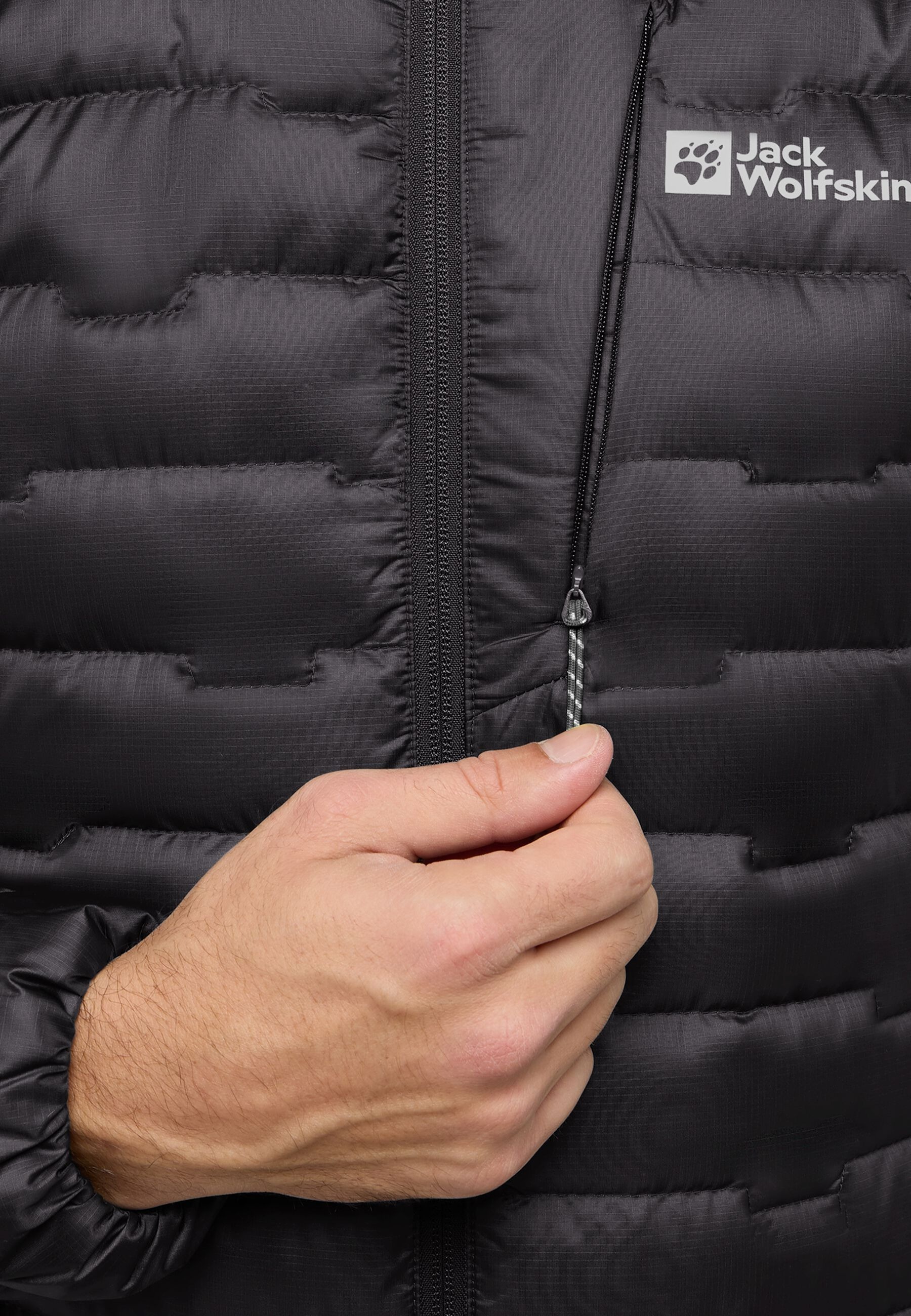Пуховик мужской Jack Wolfskin Passamani Down Hoody M Rds A61831_6350 XXL темно-серый фото 