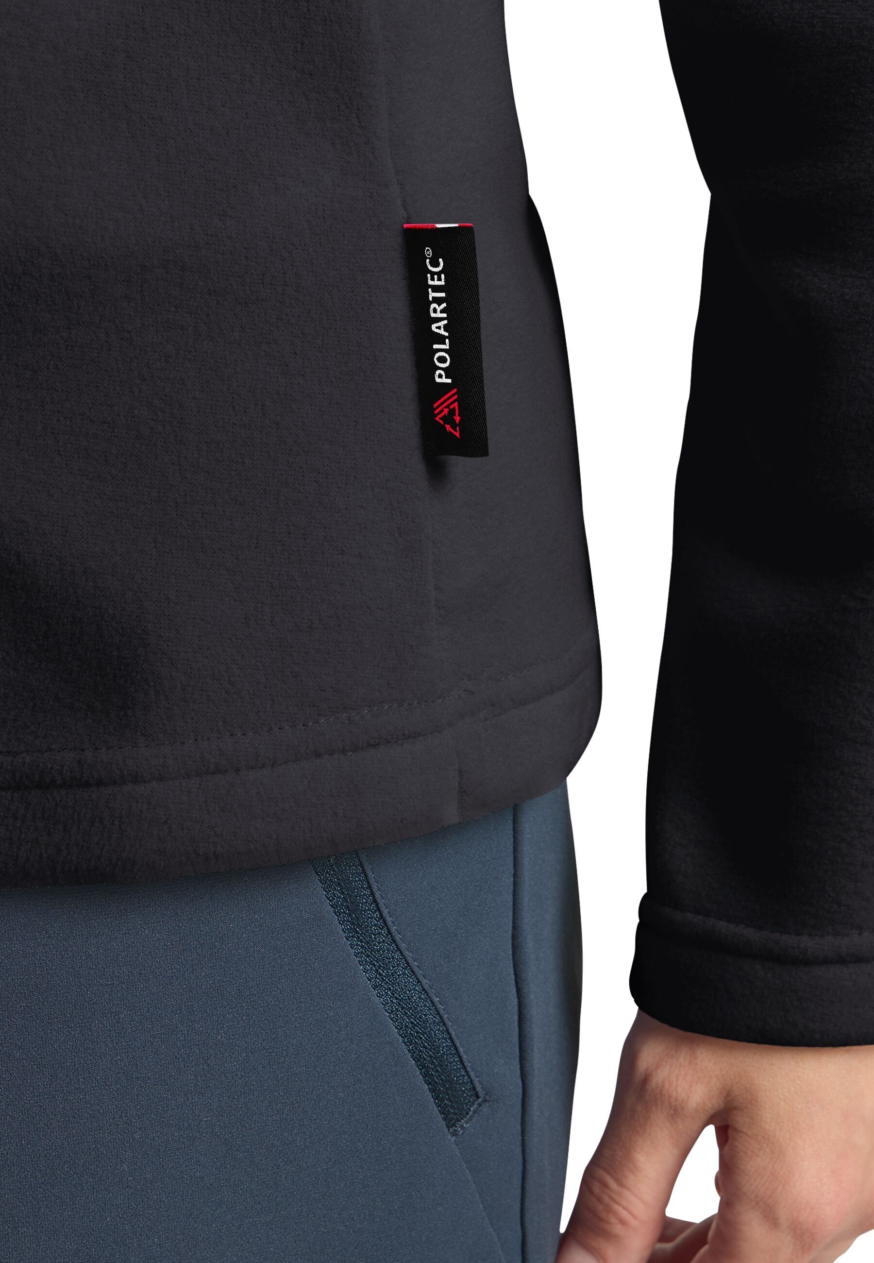 Кофта женская флисовая Jack Wolfskin Taunus Hz W 1709532_6000 L черная фото 5