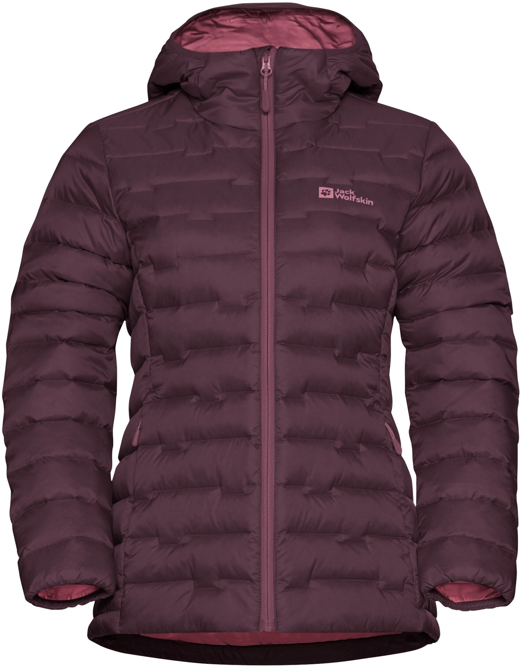 Пуховик женский Jack Wolfskin Passamani Down Hoody W Rds A61833_I0116 L сливовый фото 11