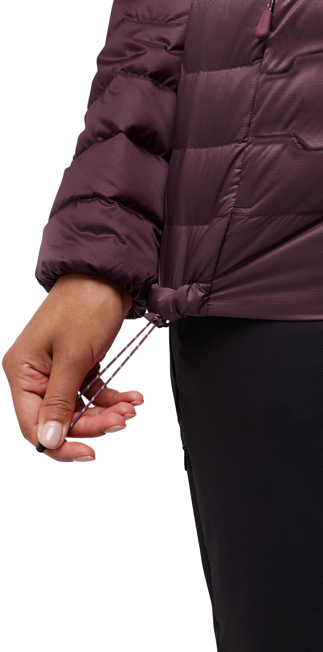 Пуховик женский Jack Wolfskin Passamani Down Hoody W Rds A61833_I0116 L сливовый фото 7