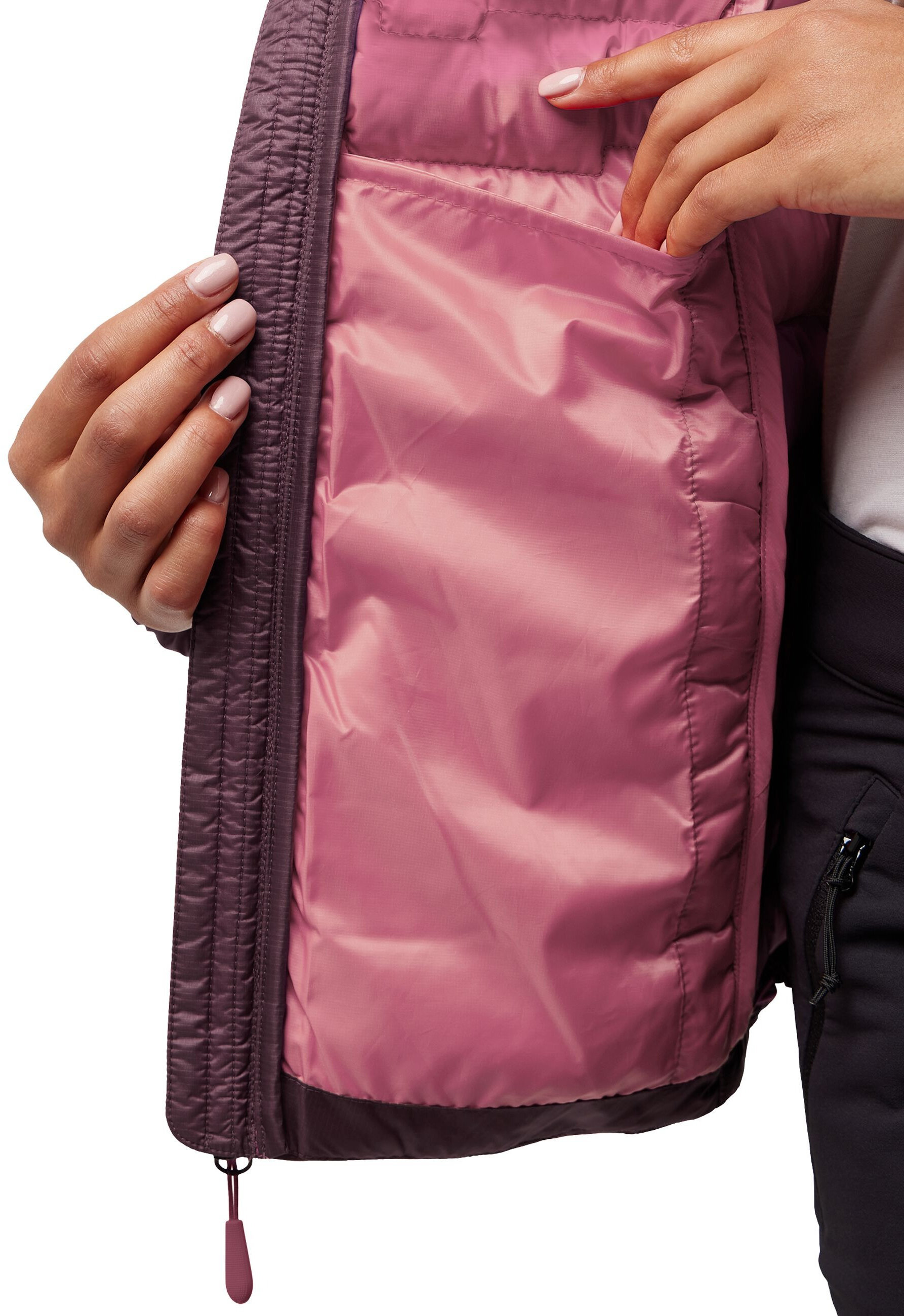 Пуховик женский Jack Wolfskin Passamani Down Hoody W Rds A61833_I0116 L сливовый фото 8