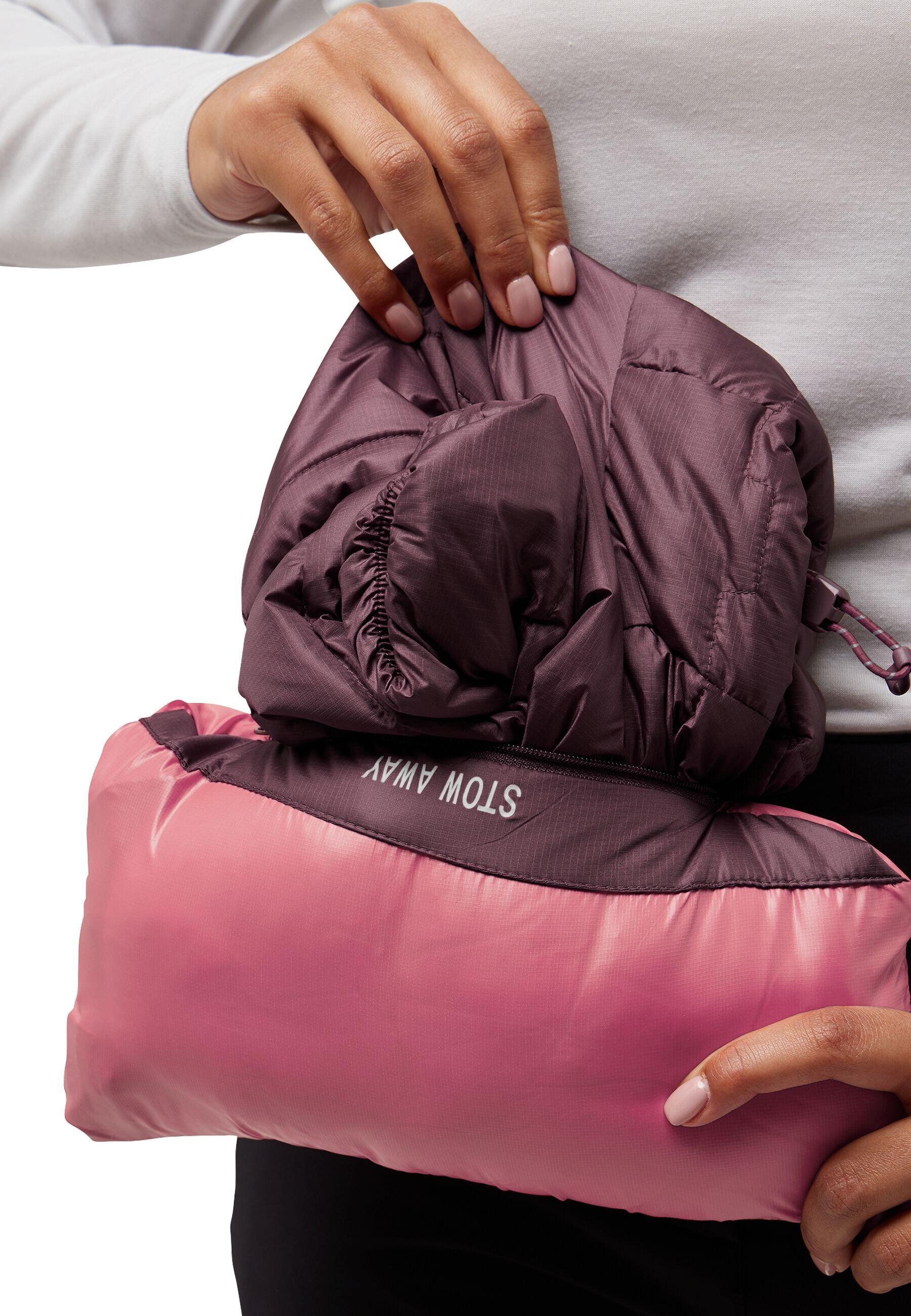 Пуховик женский Jack Wolfskin Passamani Down Hoody W Rds A61833_I0116 L сливовый фото 9