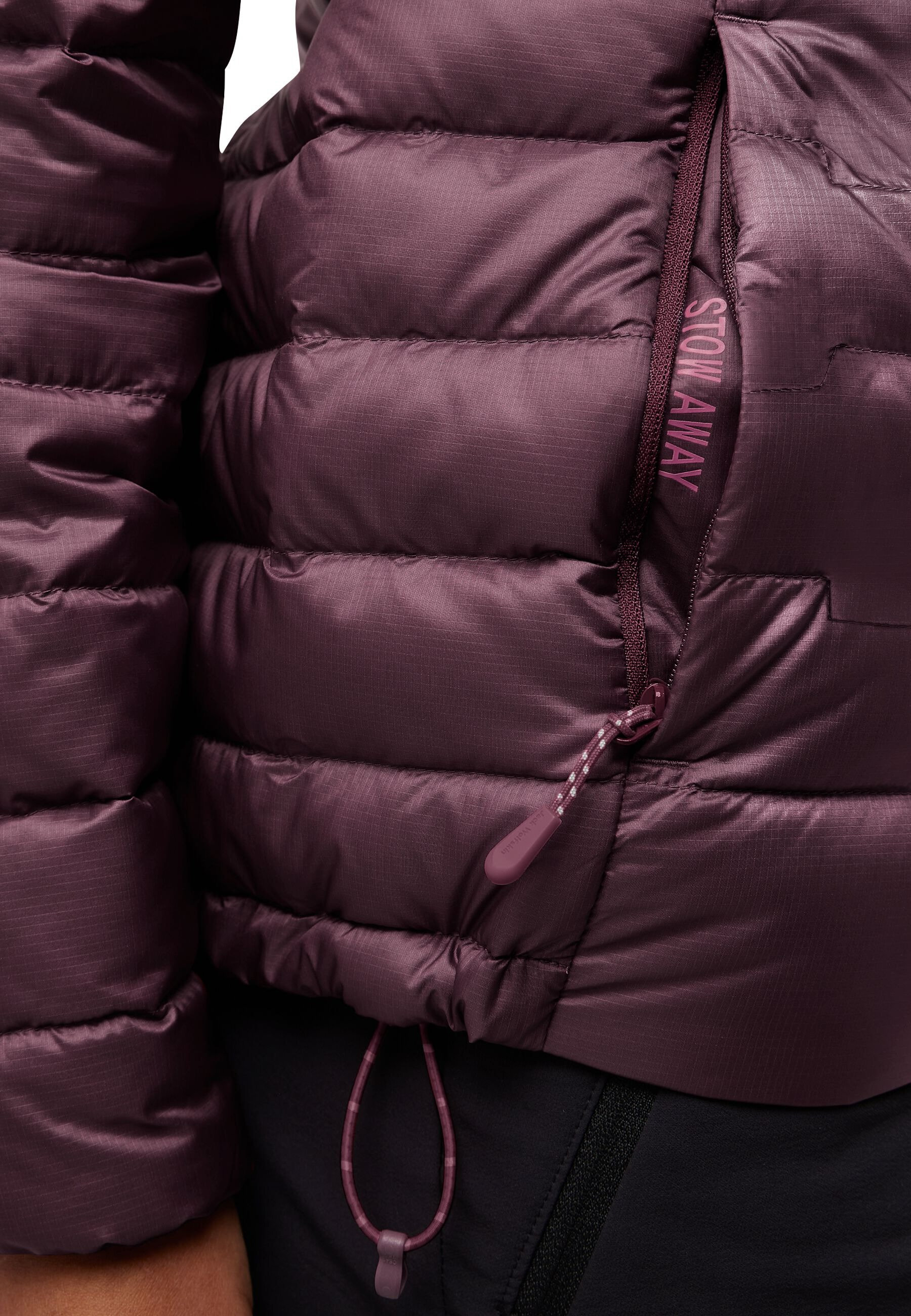 Пуховик женский Jack Wolfskin Passamani Down Hoody W Rds A61833_I0116 L сливовый фото 6