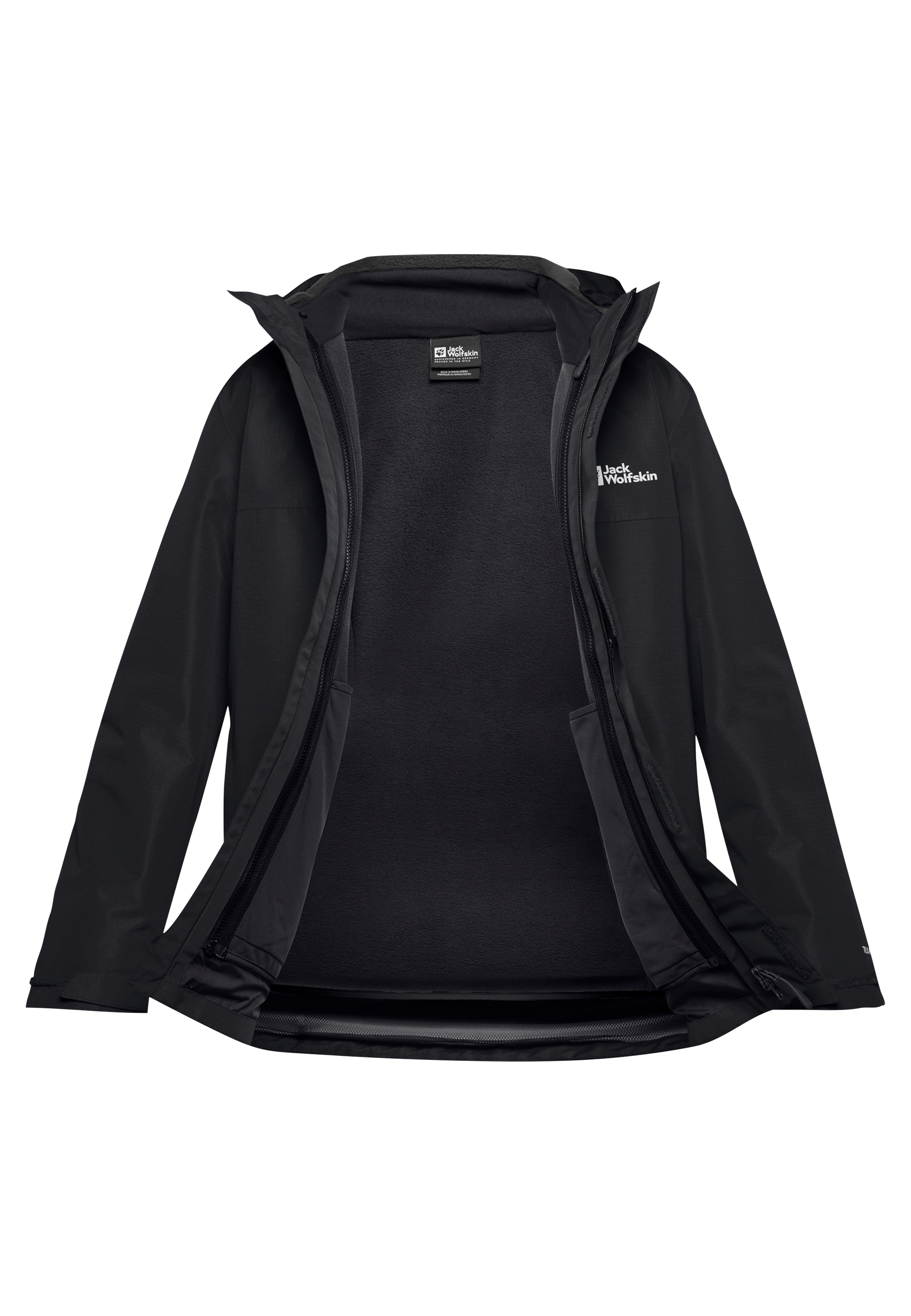 Куртка мужская Jack Wolfskin Altenberg 3In1 Jkt M A61864_6000 XXXL черная фото 17