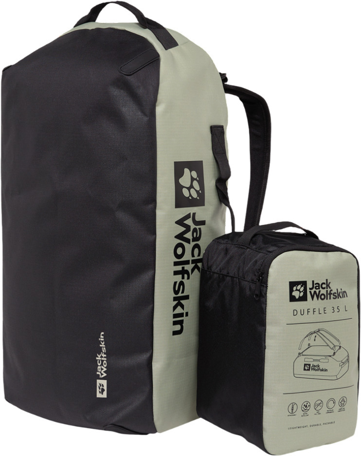 Сумка Jack Wolfskin All-In Duffle 35 A62110_4137 сіро-зеленафото4