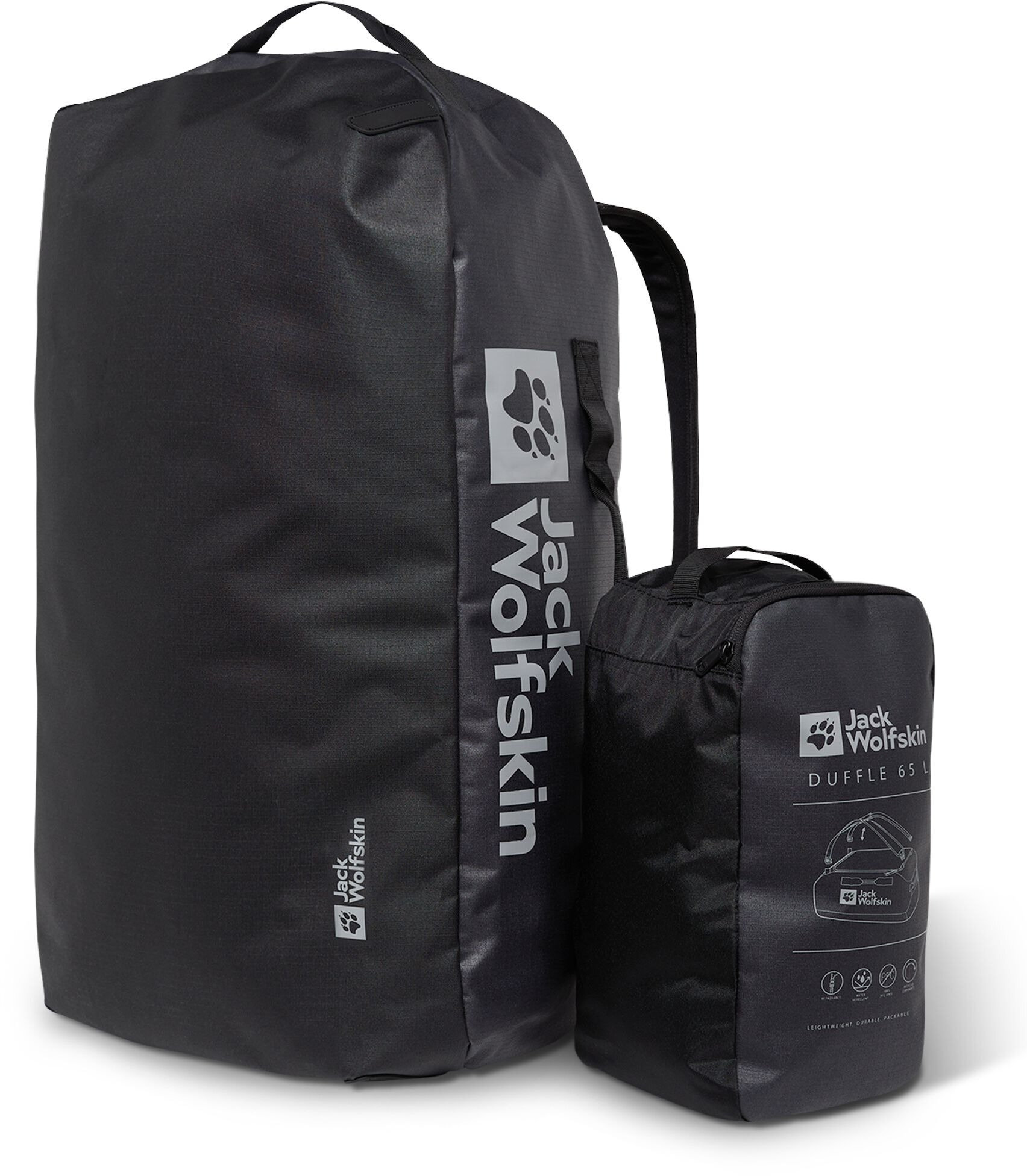 Сумка Jack Wolfskin All-In Duffle 65 A62112_6350 темно-сірафото5