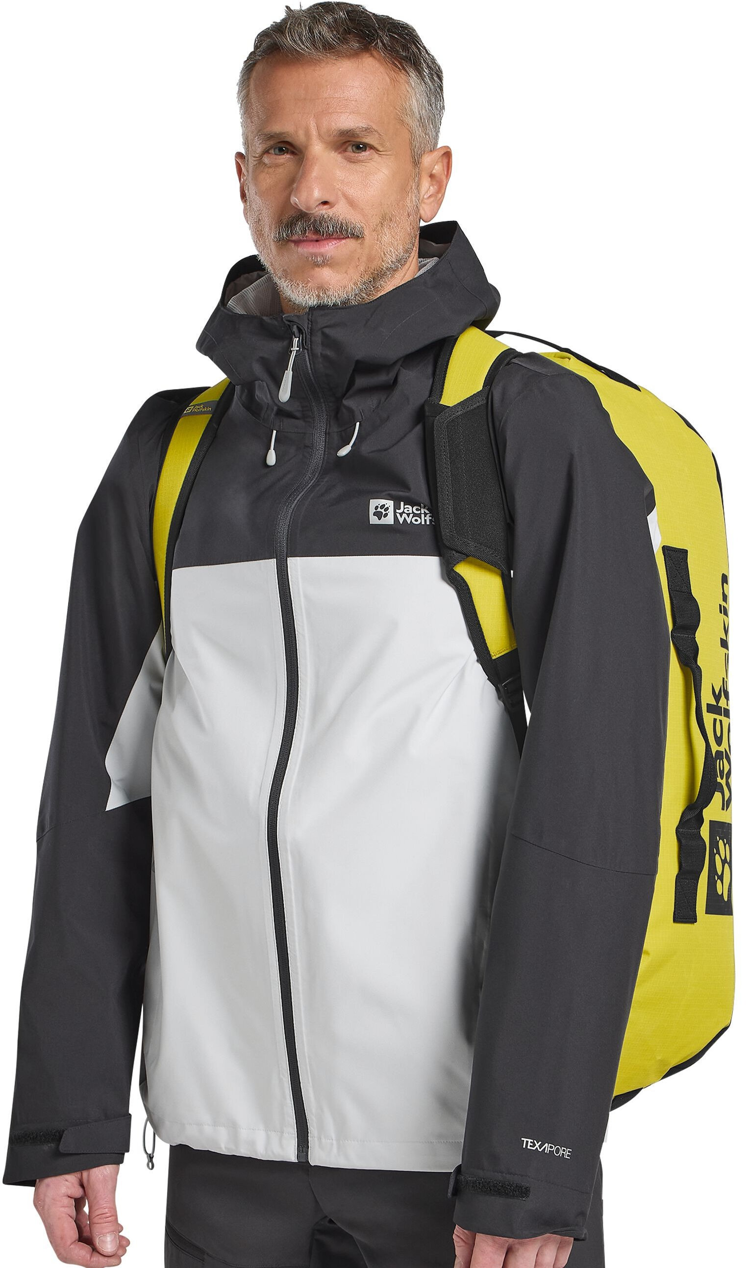 Сумка Jack Wolfskin All-In Duffle 65 A62112_M0053 желтая фото 8