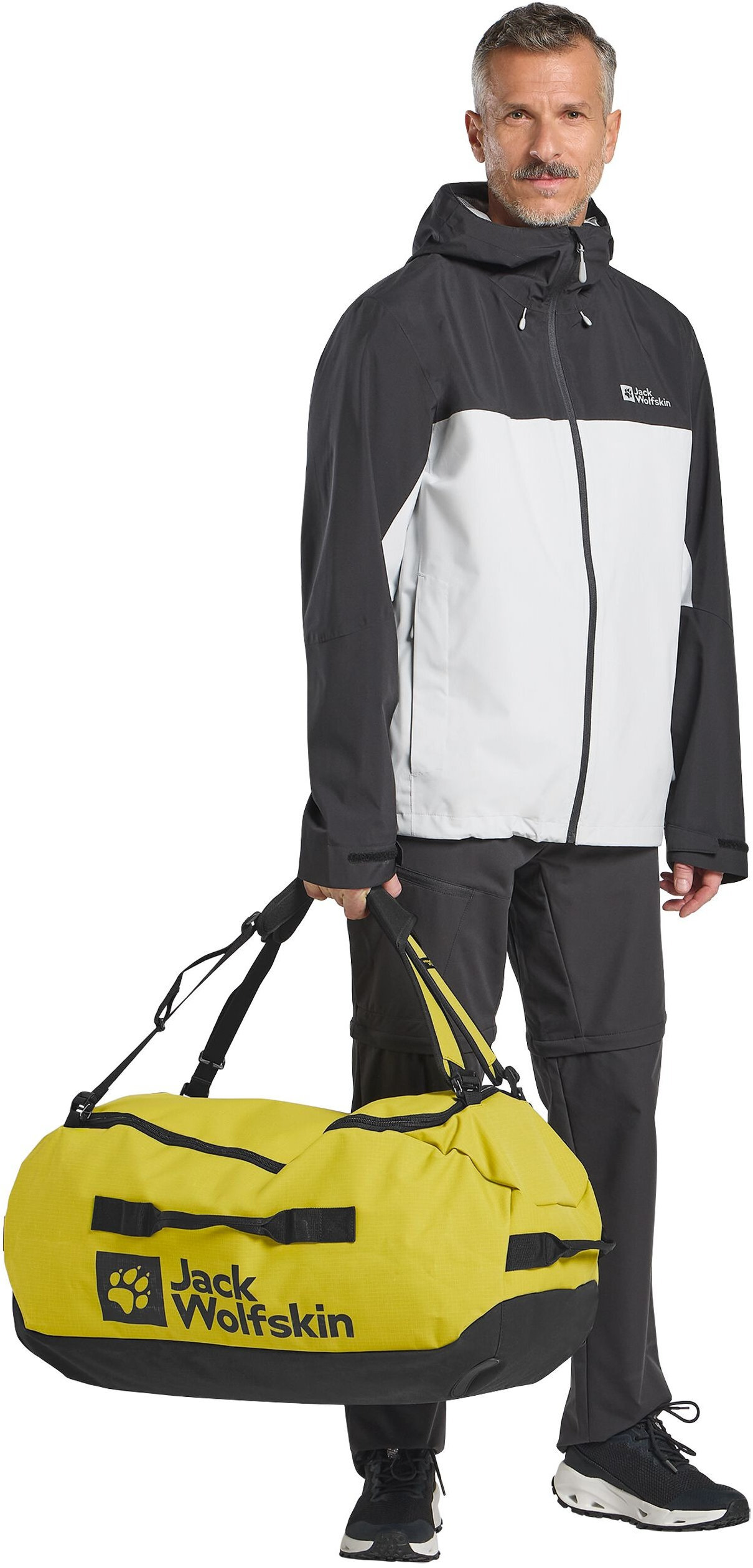 Сумка Jack Wolfskin All-In Duffle 65 A62112_M0053 желтая фото 10