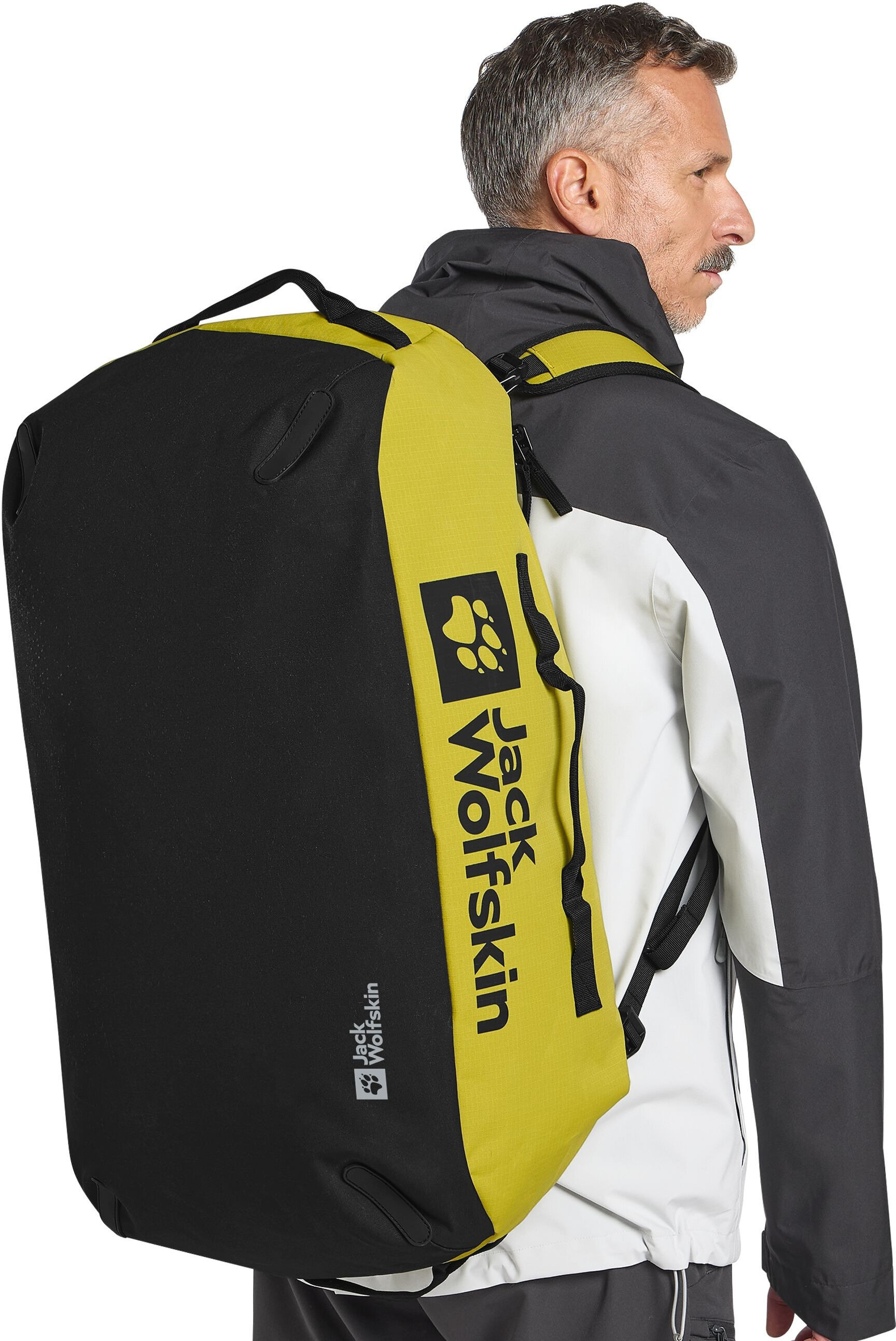Сумка Jack Wolfskin All-In Duffle 65 A62112_M0053 желтая фото 9