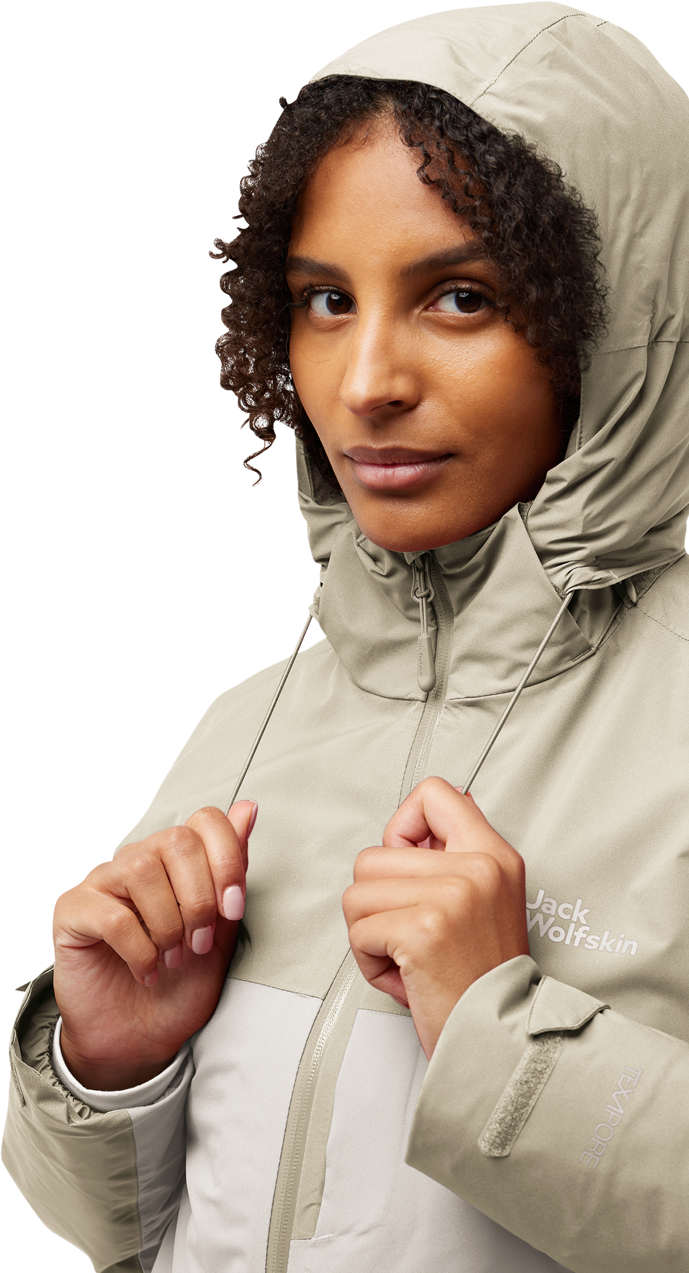 Куртка жіноча Jack Wolfskin Hunberg 3In1 Jkt W A62510_A0056 XL бежевафото12