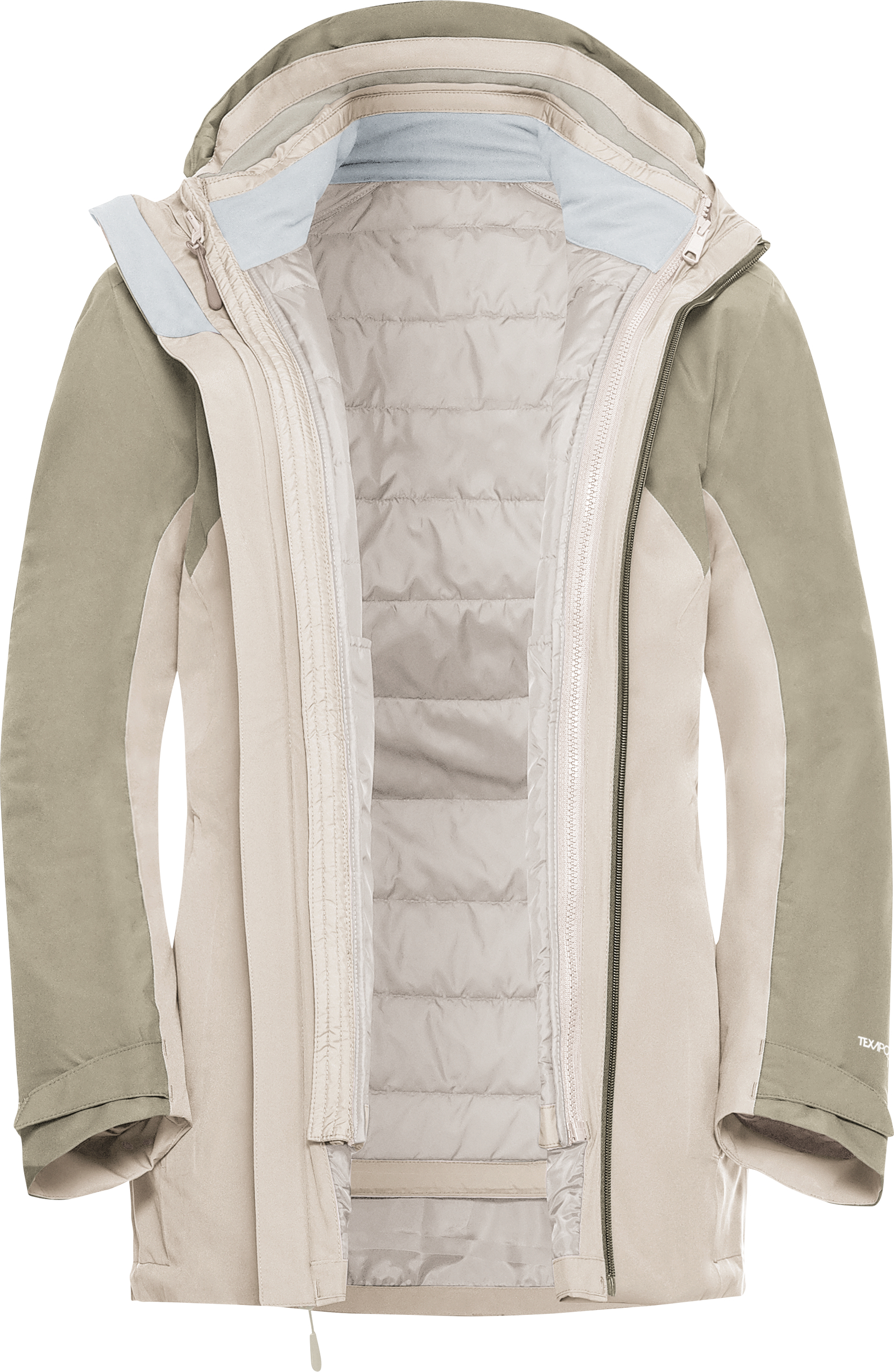 Куртка жіноча Jack Wolfskin Hunberg 3In1 Jkt W A62510_A0056 XL бежевафото18