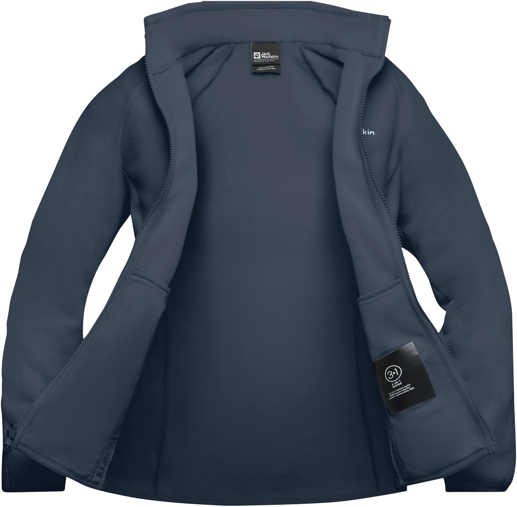 Кофта флисовая женская Jack Wolfskin Moonrise Fz W A63263_C0412 XXL синяя фото 10