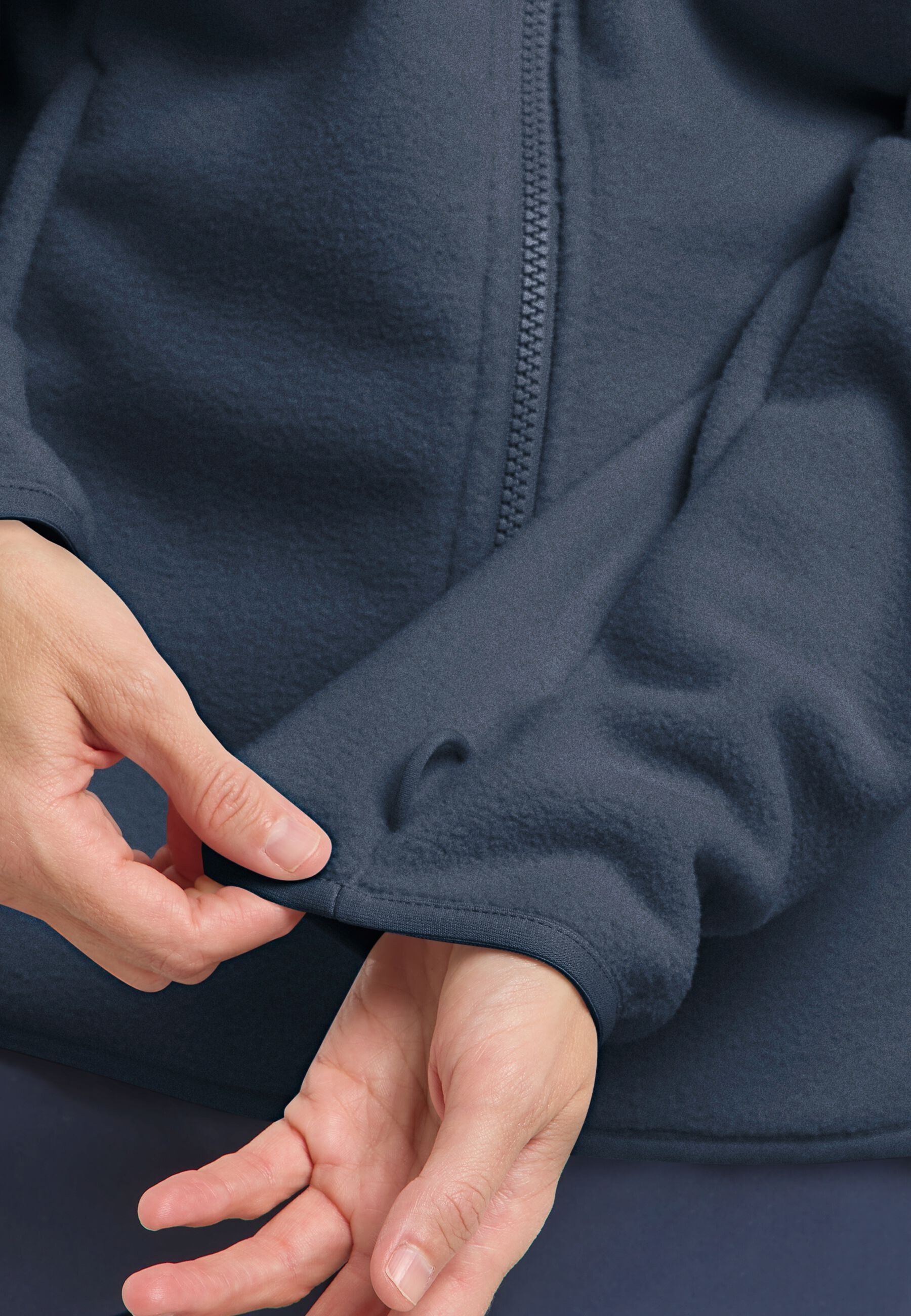 Кофта флисовая женская Jack Wolfskin Moonrise Fz W A63263_C0412 XXL синяя фото 6