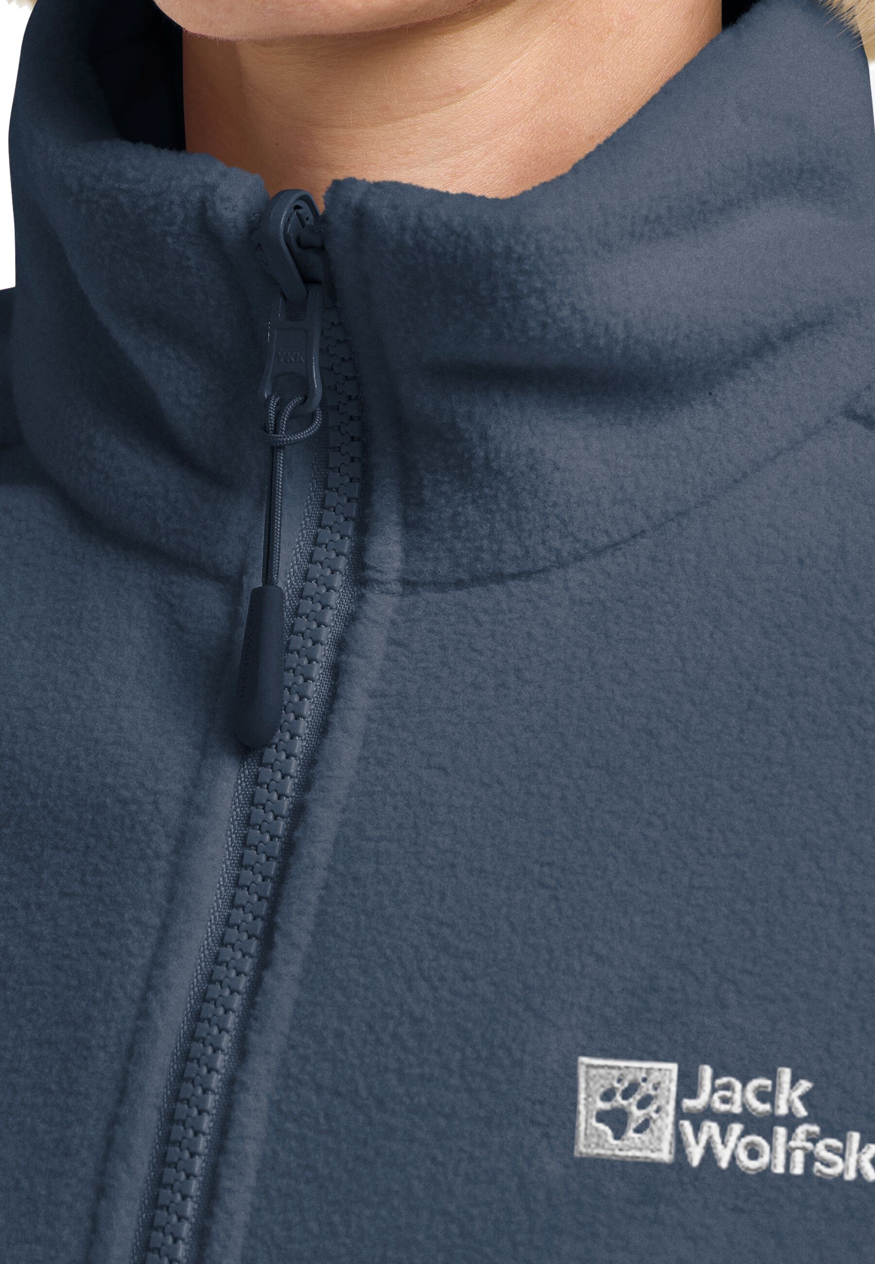 Кофта флисовая женская Jack Wolfskin Moonrise Fz W A63263_C0412 XXL синяя фото 4