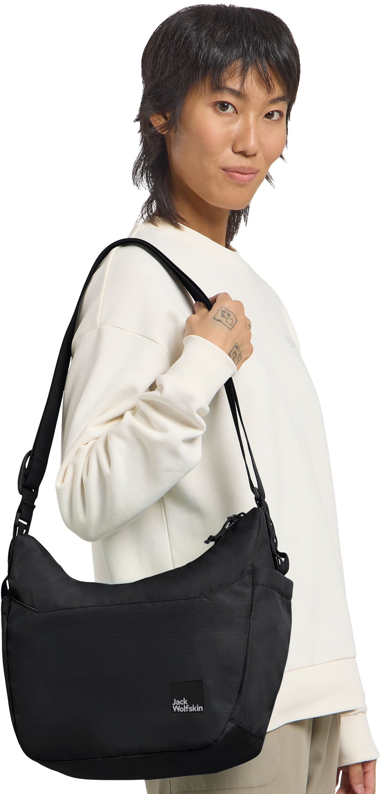 Сумка женская Jack Wolfskin Paraiso A64023_6000 черная фото 11