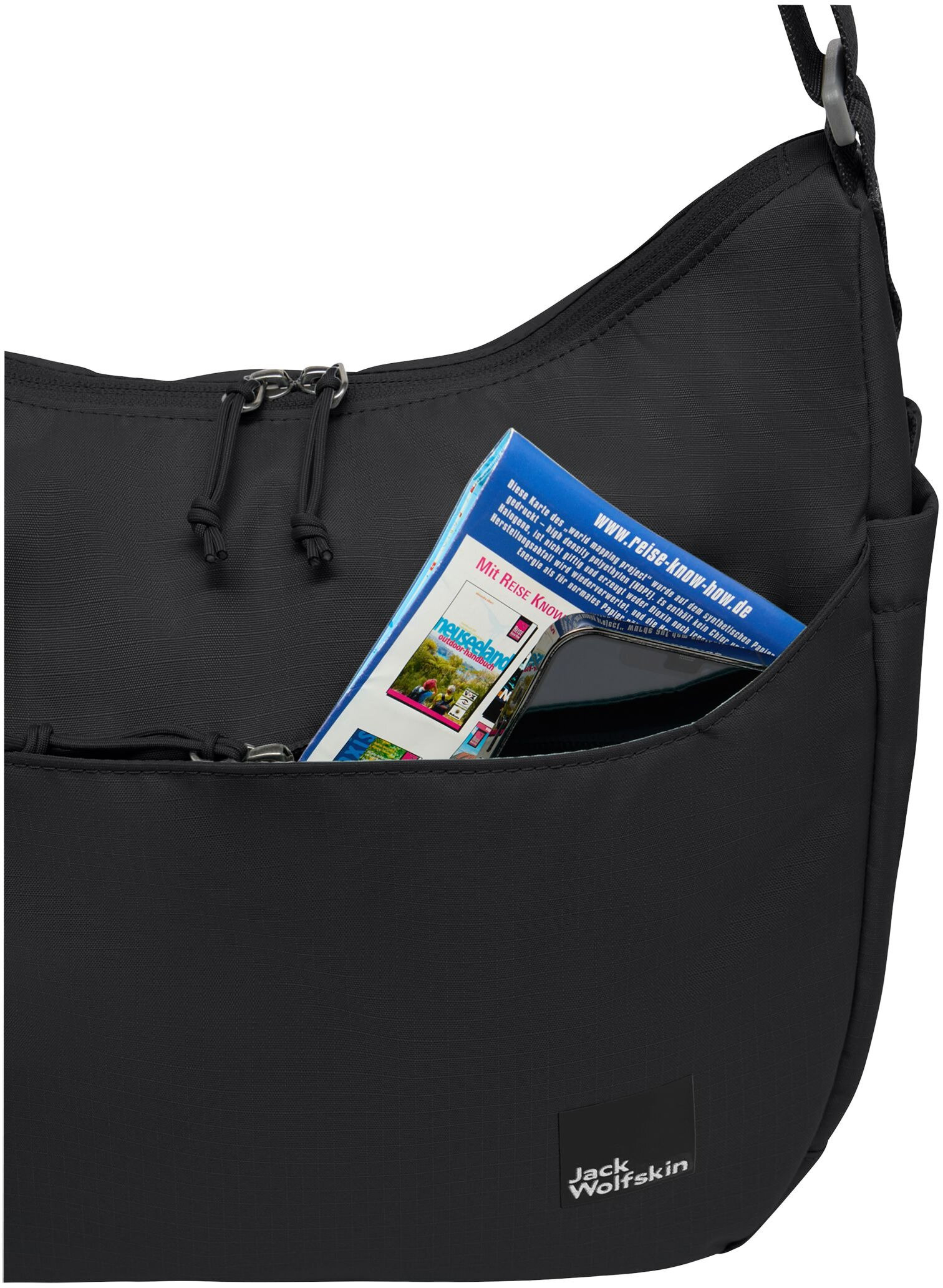 Сумка женская Jack Wolfskin Paraiso A64023_6000 черная фото 6