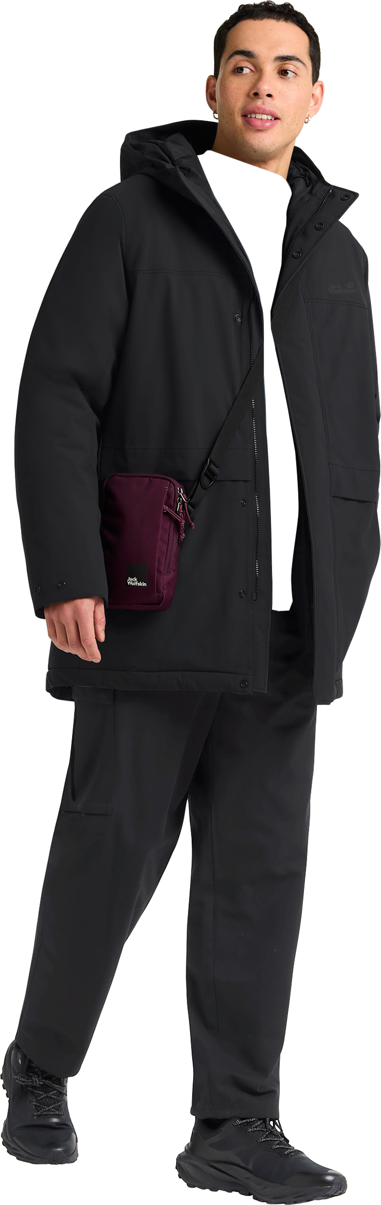 Парка мужская Jack Wolfskin Cold Camp Coat M A65022_6000 XXXL черная фото 4