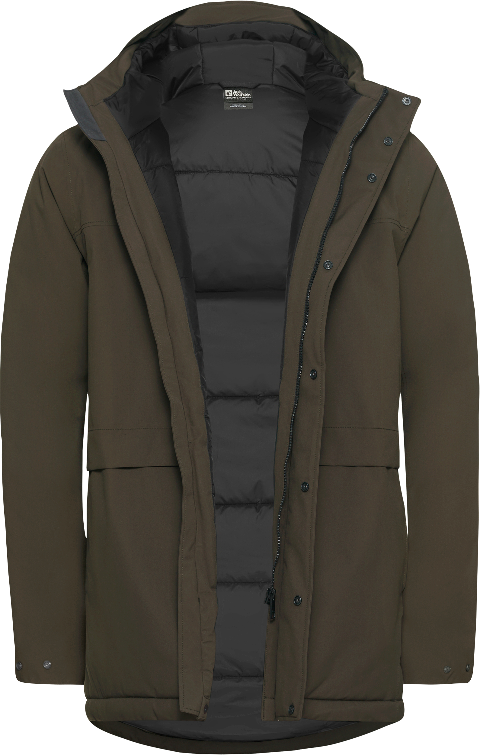 Парка чоловіча Jack Wolfskin Cold Camp Coat M A65022_E0205 XXL хакіфото8