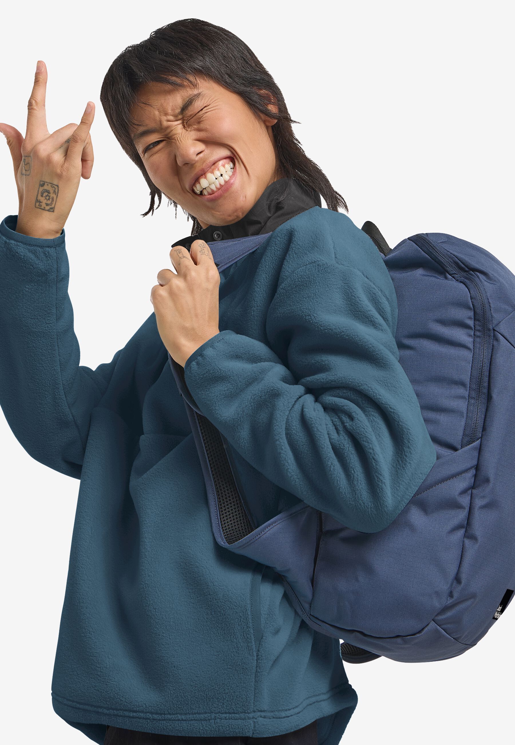 Кофта флісова жіноча Jack Wolfskin Sumetro Hz W A64110_C0539 L синяфото4