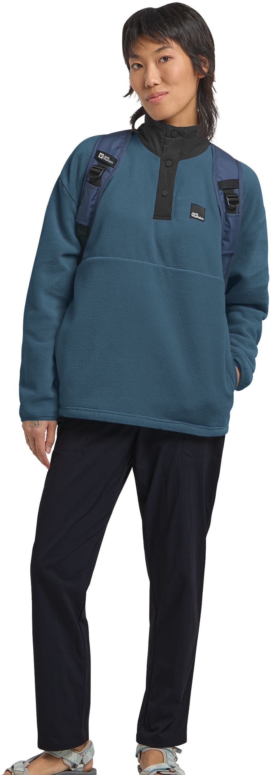 Кофта флісова жіноча Jack Wolfskin Sumetro Hz W A64110_C0539 L синяфото3