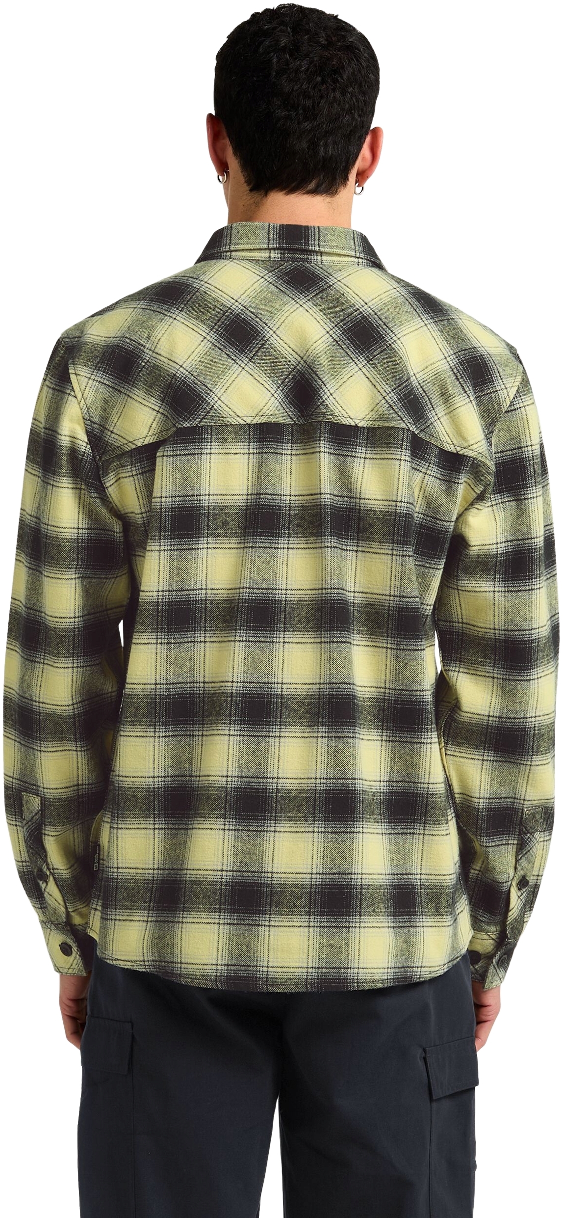 Сорочка чоловіча Jack Wolfskin Baja Flannel Shirt M A65028_T0326 XL жовта/чорнафото
