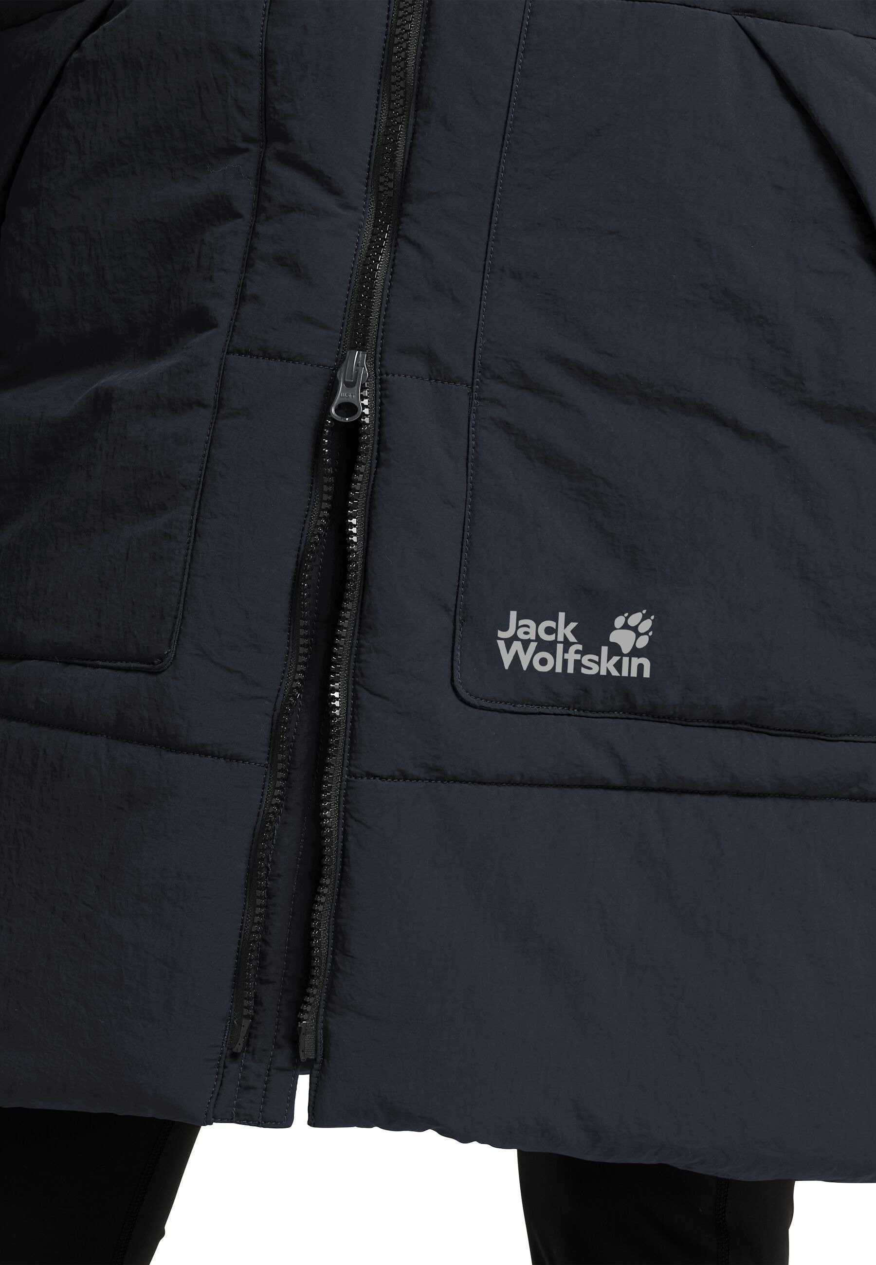 Полупальто женское Jack Wolfskin Northern Lite Coat W A65067_C0413 XL темно- синее фото 6