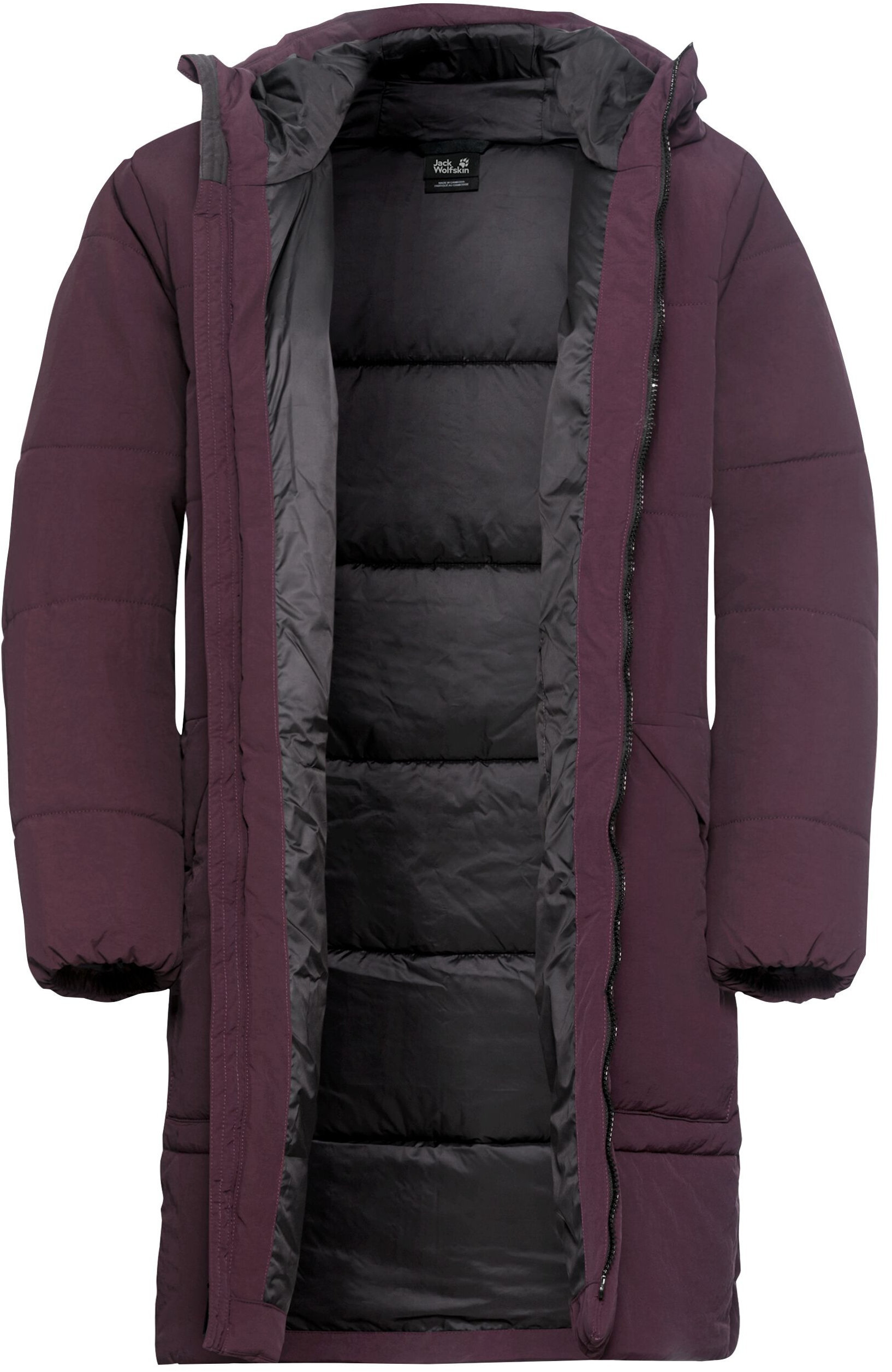 Напівпальто жіноче Jack Wolfskin Northern Lite Coat W A65067_I0116 XL сливовефото