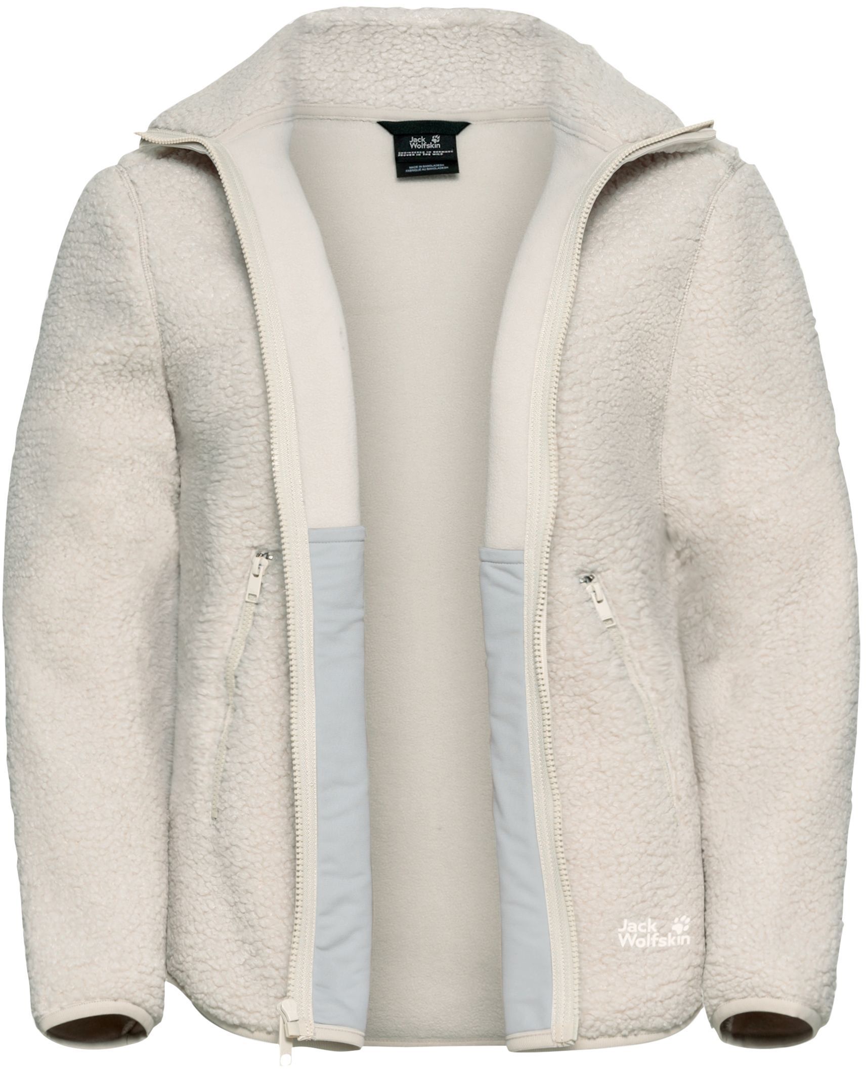 Кофта флисовая женская Jack Wolfskin High Curl Jkt W A65073_A0056 XL бежевая фото 9