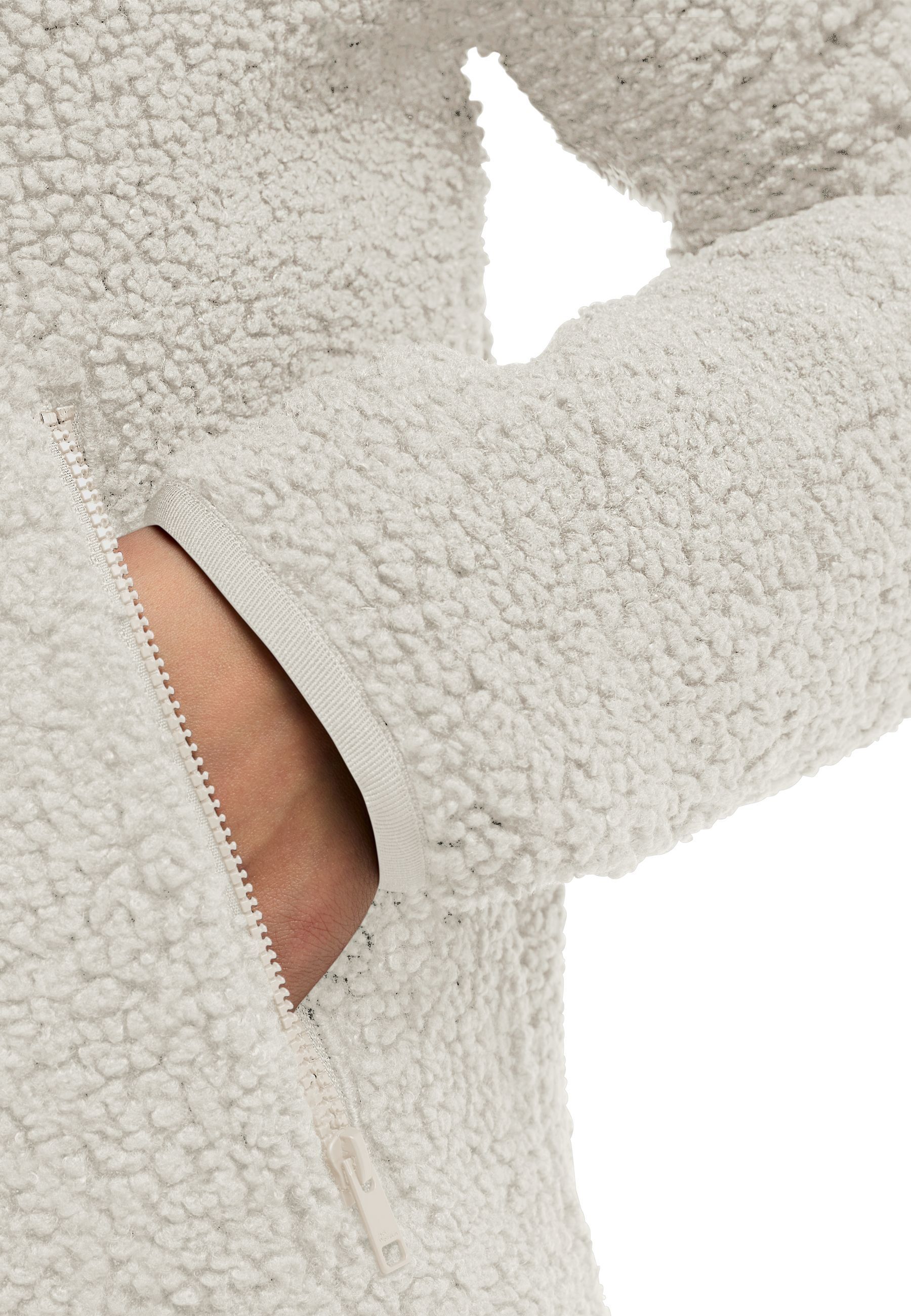 Кофта флисовая женская Jack Wolfskin High Curl Jkt W A65073_A0056 XL бежевая фото 6