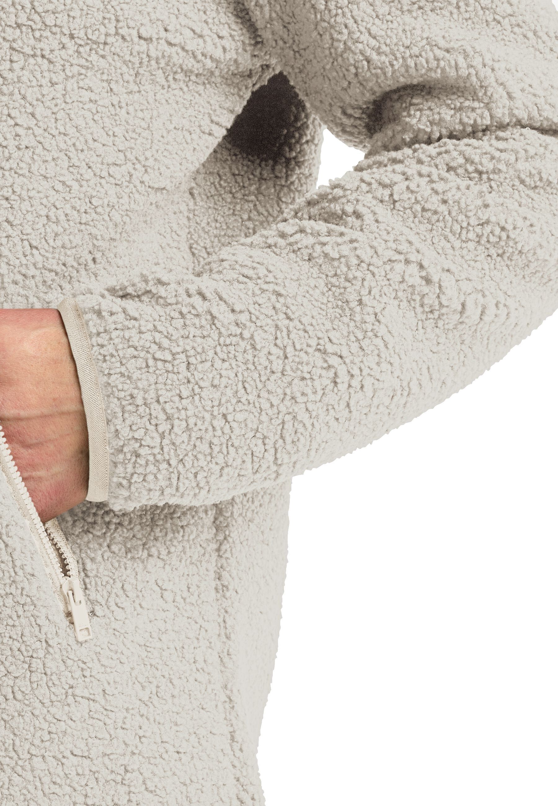 Кофта флисовая женская Jack Wolfskin High Curl Coat W A65074_A0056 XL бежевая фото 5