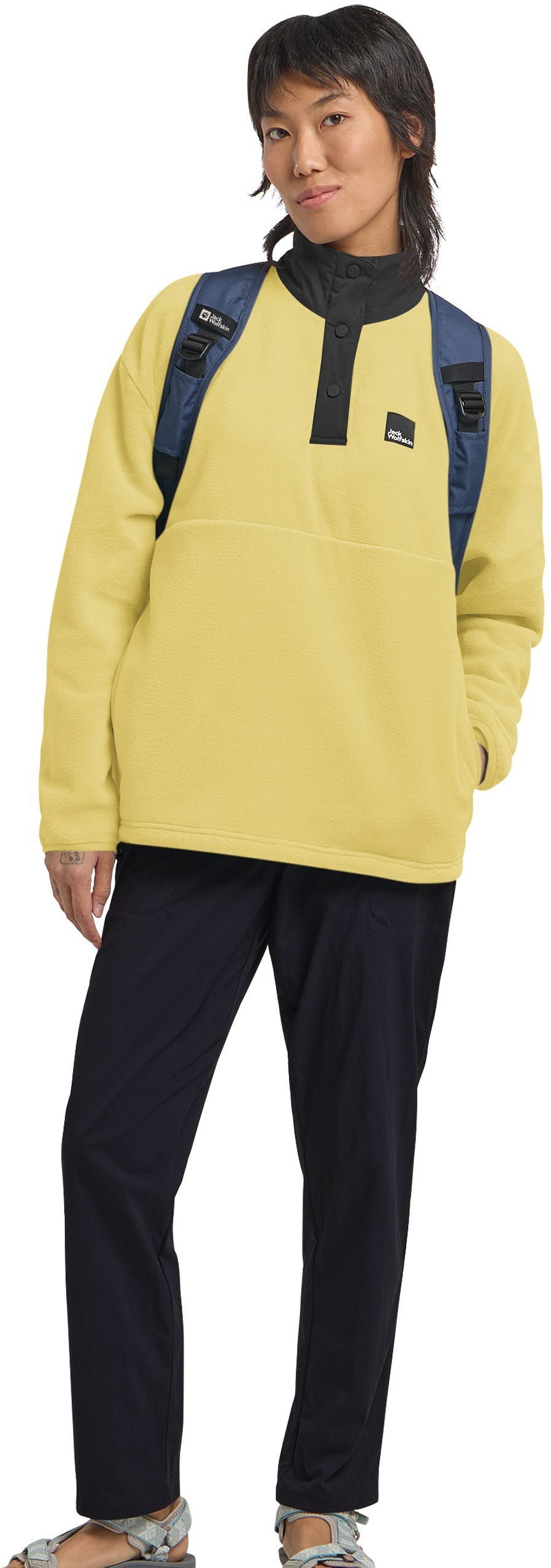 Кофта флісова жіноча Jack Wolfskin Sumetro Hz W A64110_M0064 L жовтафото3