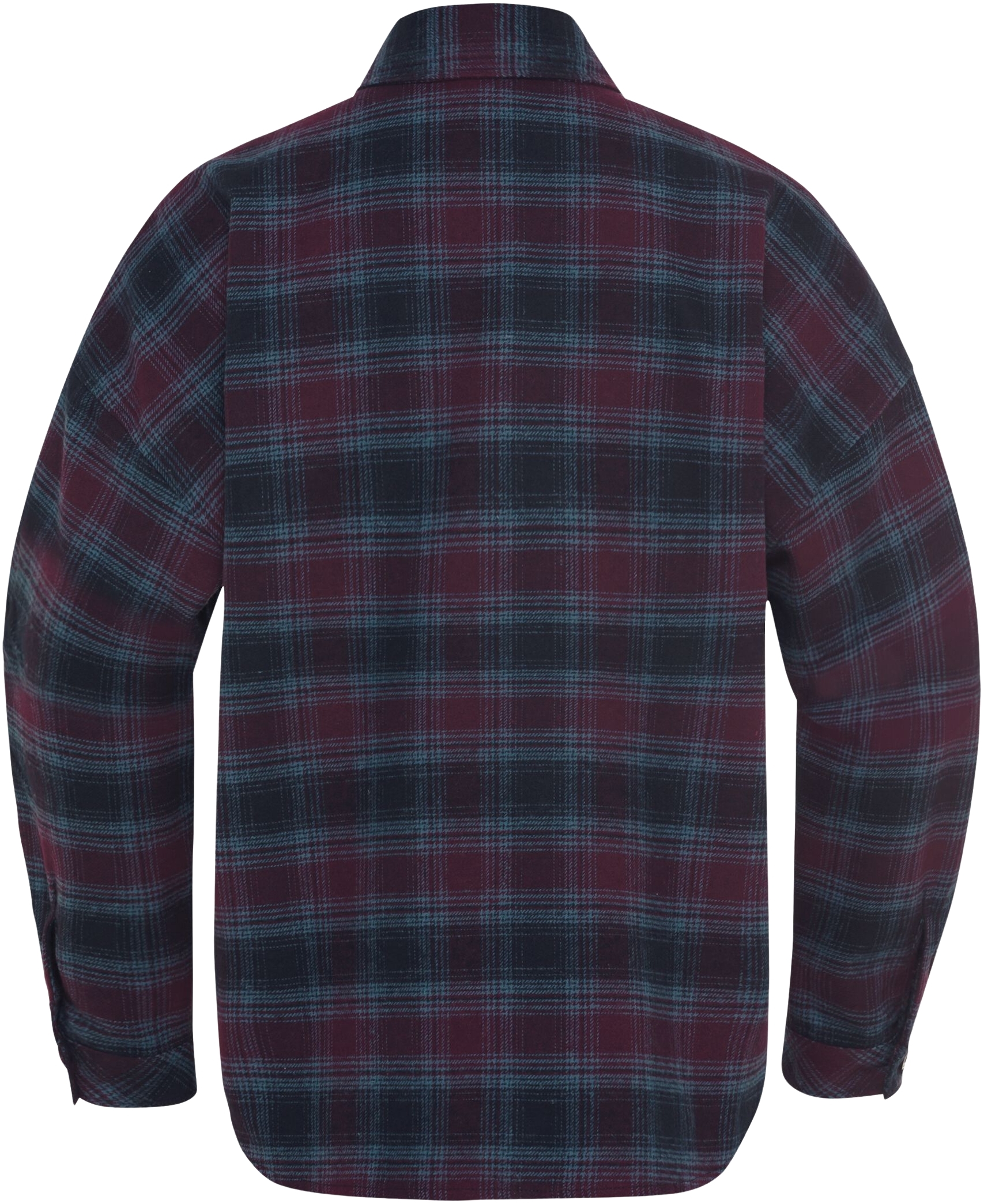 Сорочка жіноча Jack Wolfskin Baja Flannel Shirt W A65077_T0003 L сливова/синяфото