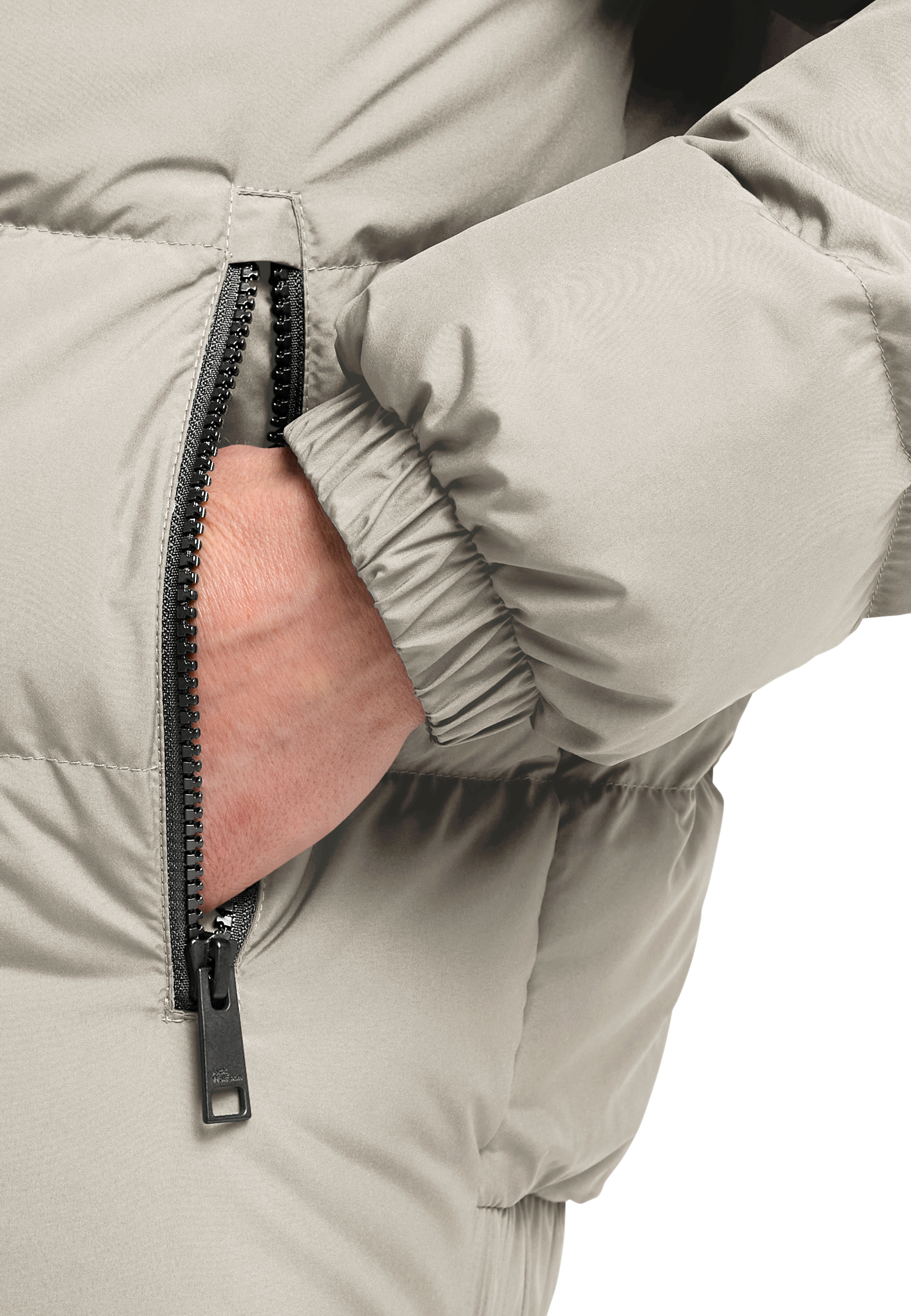 Пуховик женский Jack Wolfskin Frozen Palace Jkt W Rds A65097_A0056 S серый фото 7