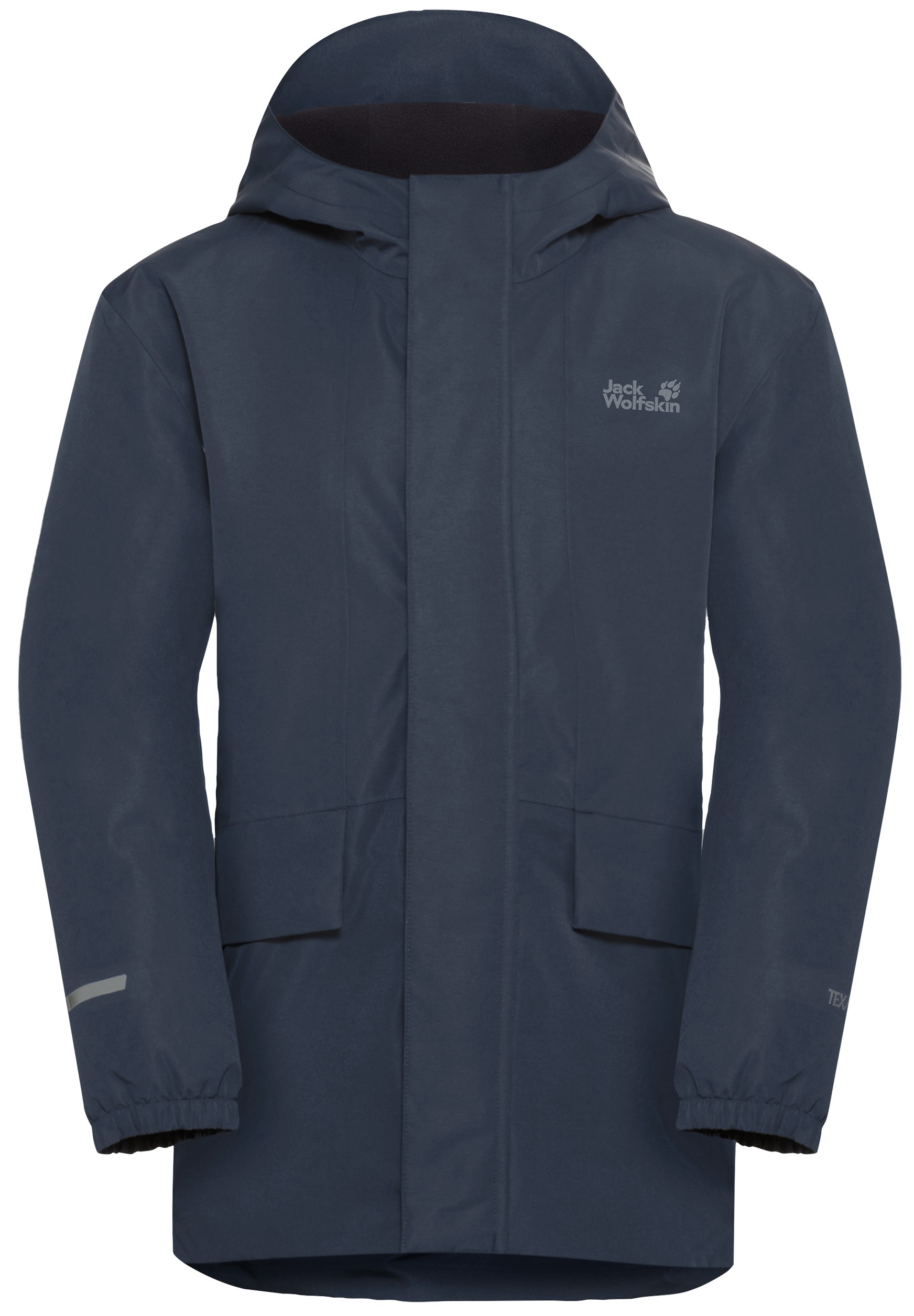 Парка демісезонна дитяча Jack Wolfskin Canvey Jkt Kids A65314_C0412 176 синяфото7