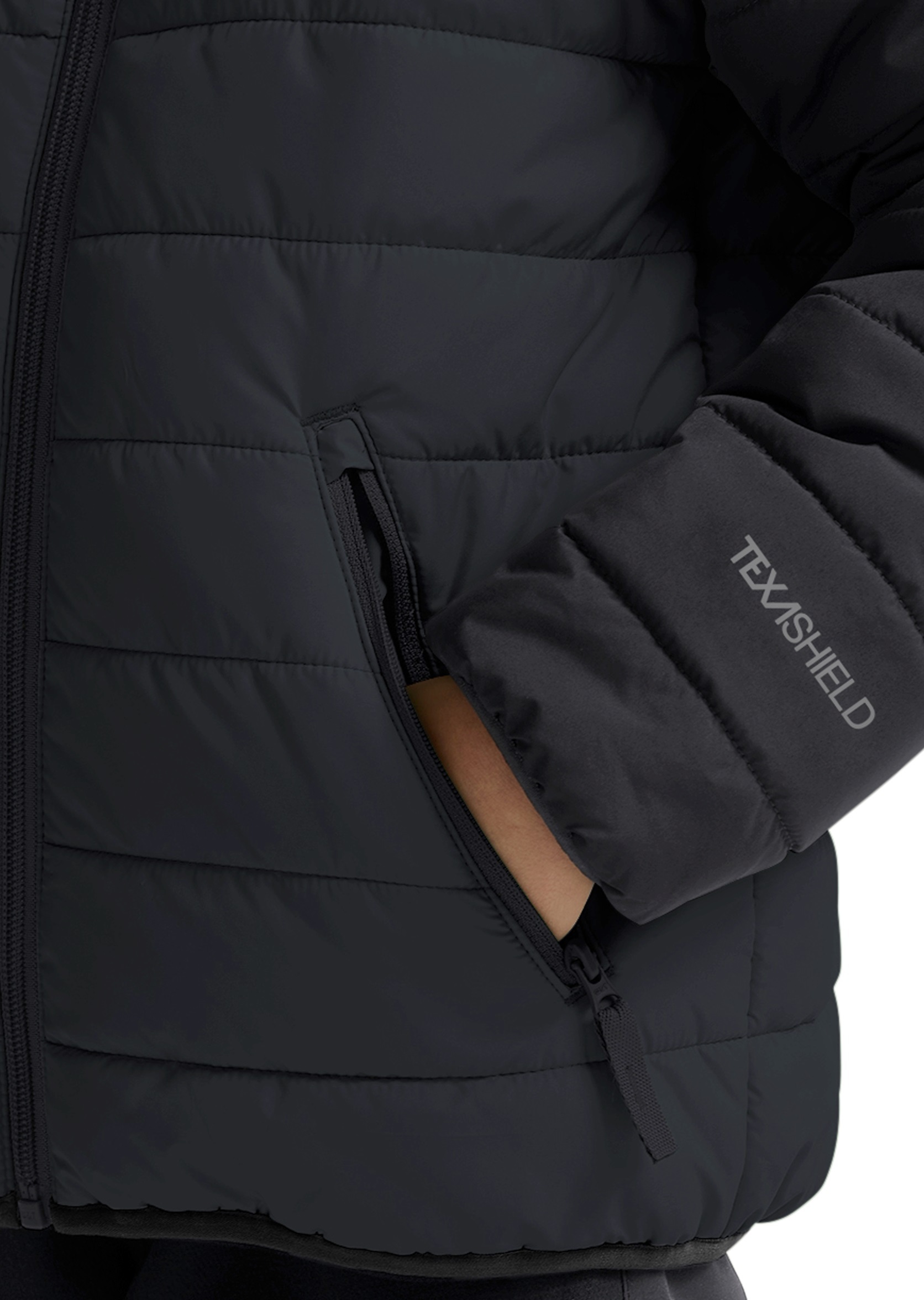 Куртка дитяча Jack Wolfskin New Zenon Jacket K A65455_6350 128 темно-сірафото4