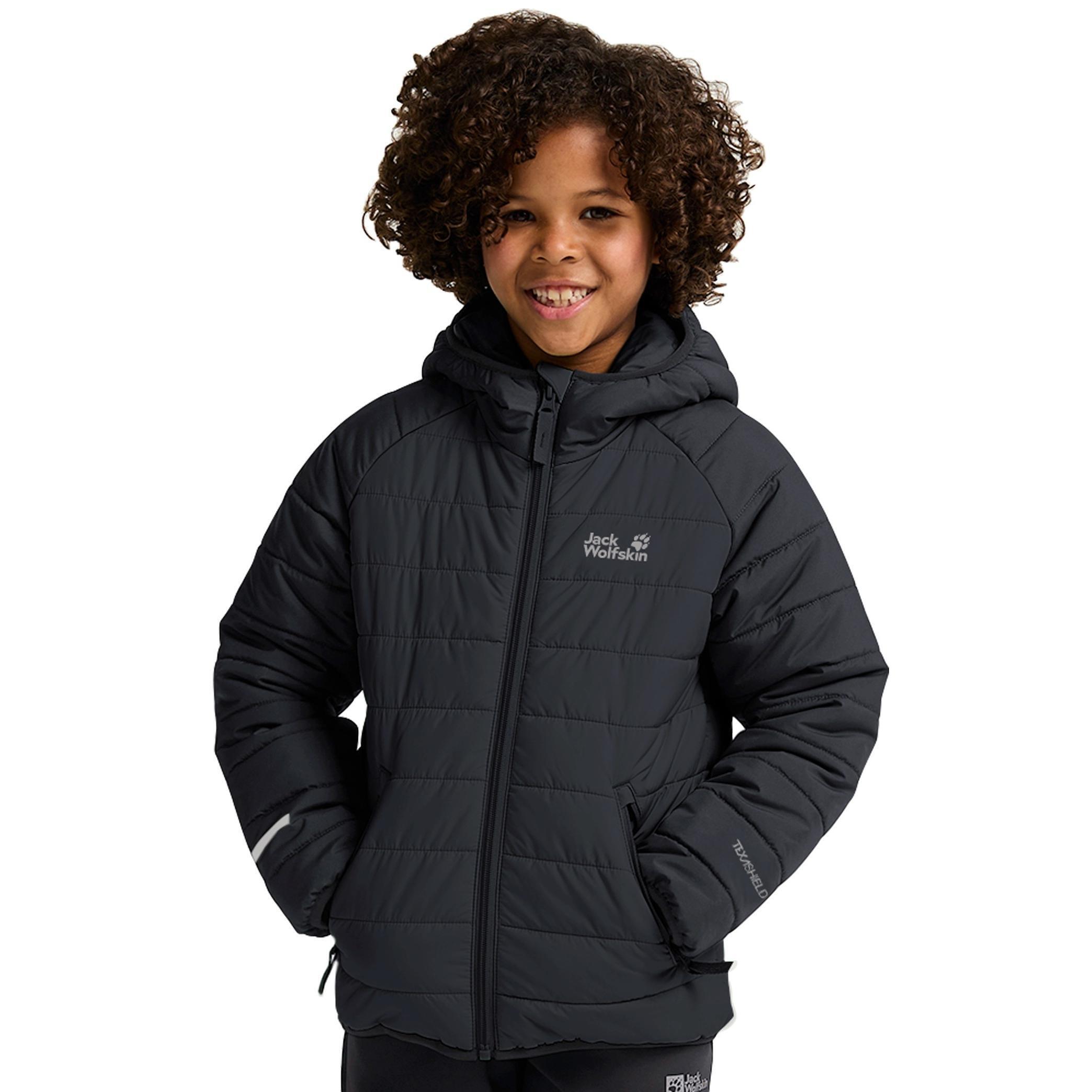 Куртка дитяча Jack Wolfskin New Zenon Jacket K A65455_6350 128 темно-сірафото3