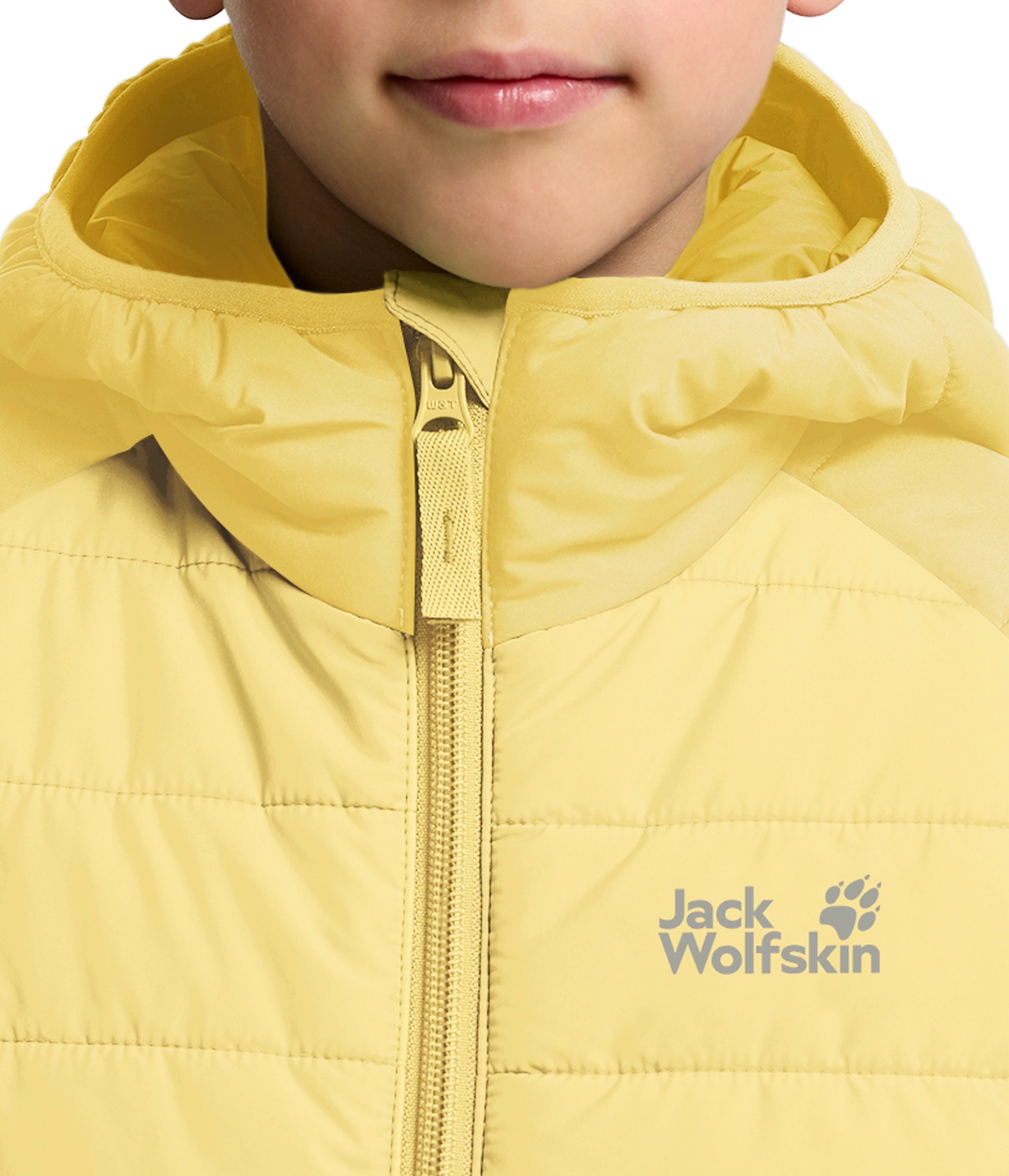 Куртка дитяча Jack Wolfskin New Zenon Jacket K A65455_M0064 152 жовтафото5