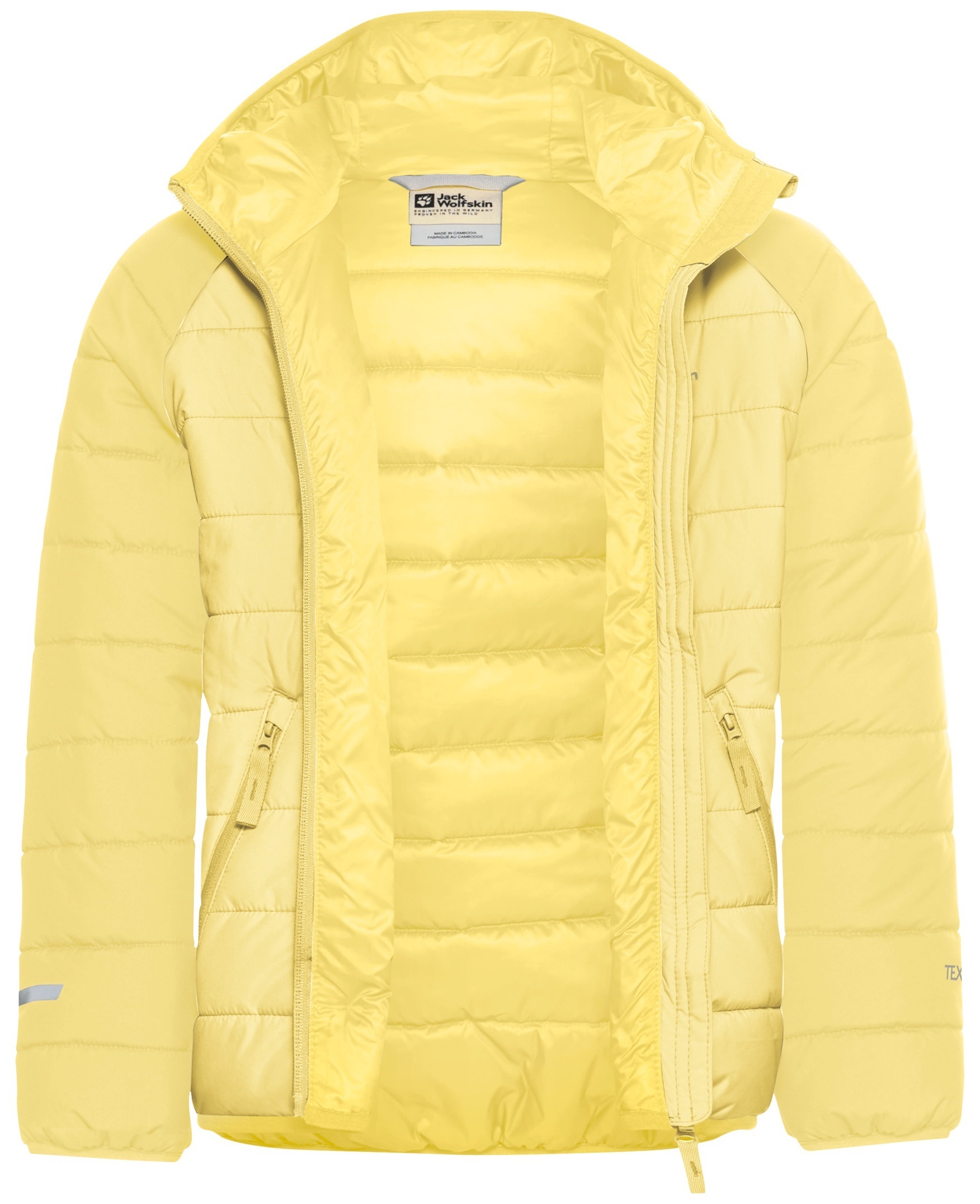 Куртка дитяча Jack Wolfskin New Zenon Jacket K A65455_M0064 152 жовтафото8
