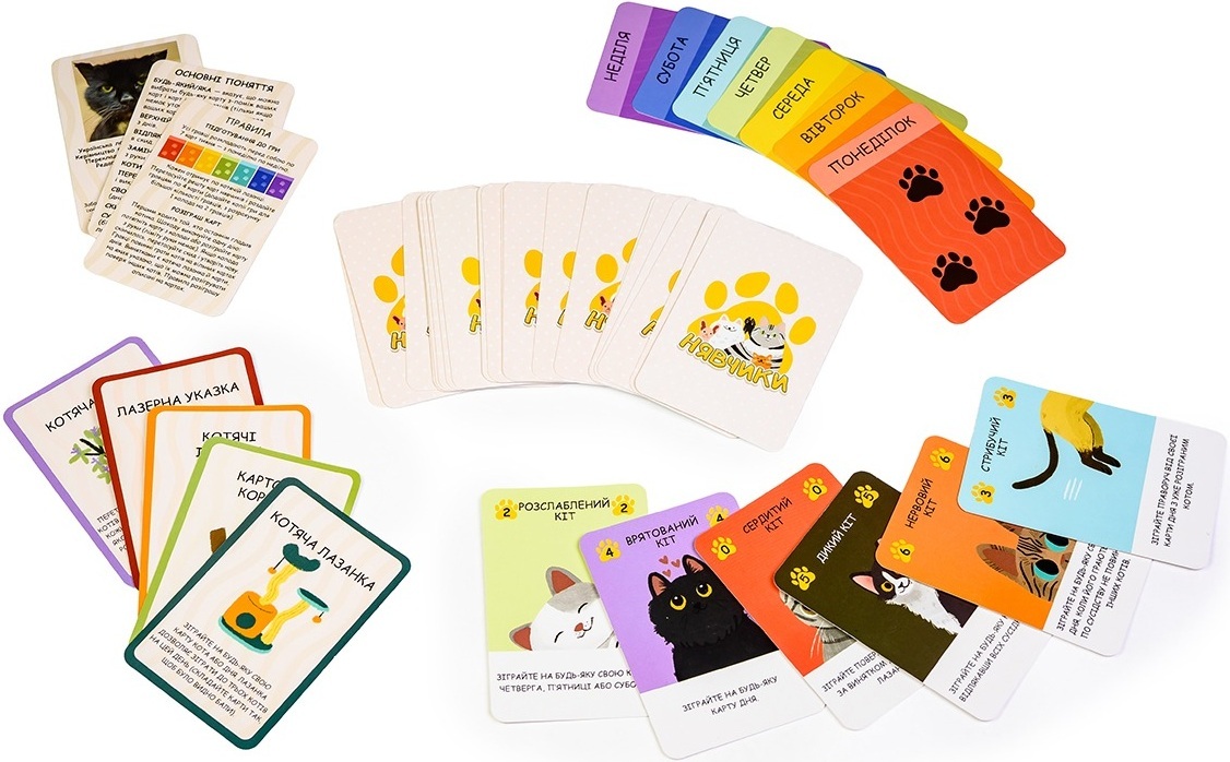 Настольная игра Нявчики (UA) / Cat Days (UA) (6906874579212) фото 2