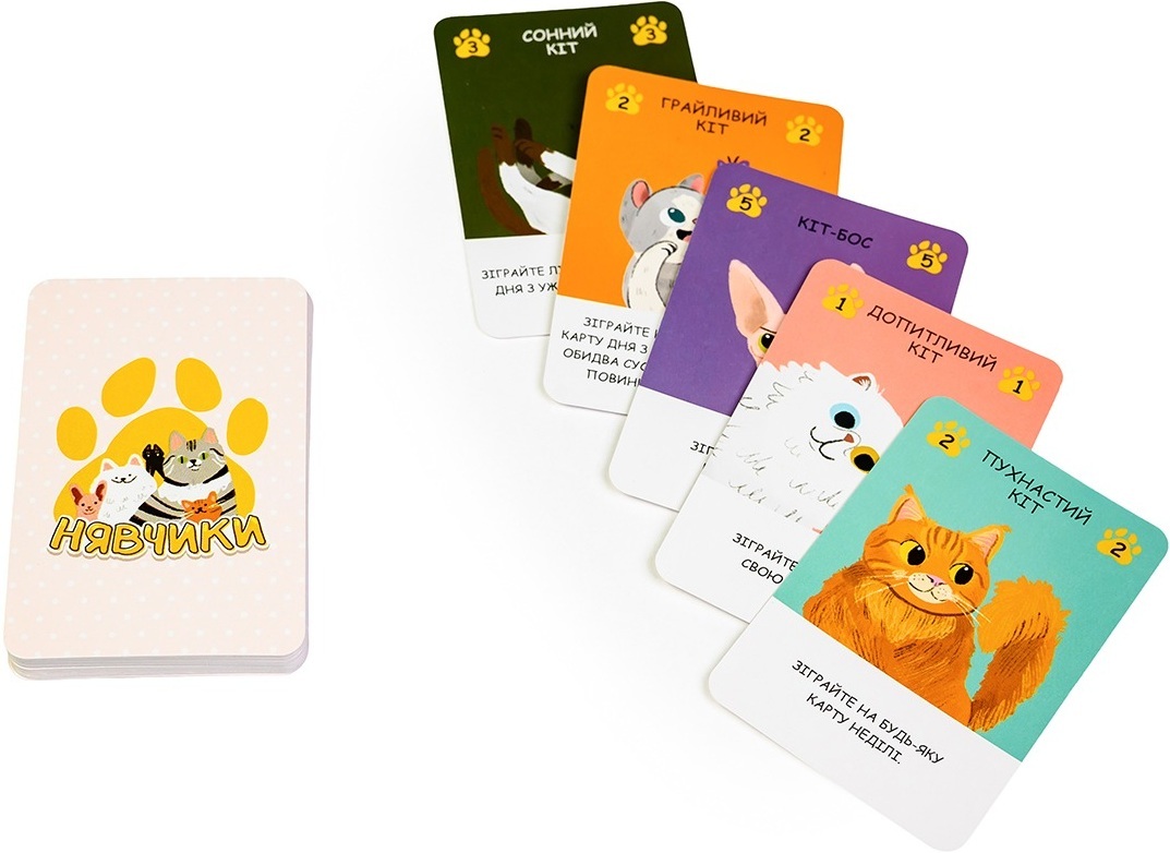 Настольная игра Нявчики (UA) / Cat Days (UA) (6906874579212) фото 6