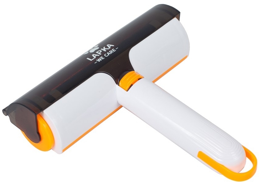 Щітка для видалення шерсті тварин з контейнером Lapka (LPK-18)фото2