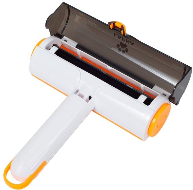 Щітка для видалення шерсті тварин з контейнером Lapka (LPK-18)фото3