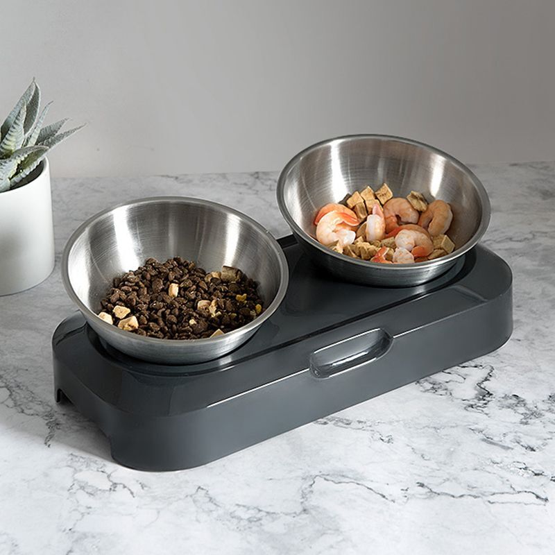 Годівниця подвійна з металевими мисками Lapka (LPK-27)фото8