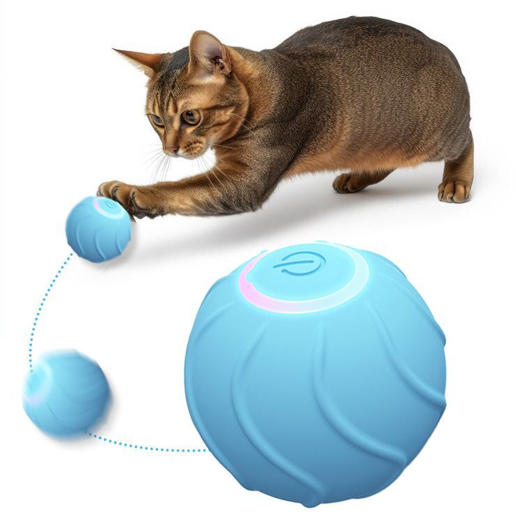 Интерактивная игрушка-мяч Lapka (LPK-31) голубая фото 4