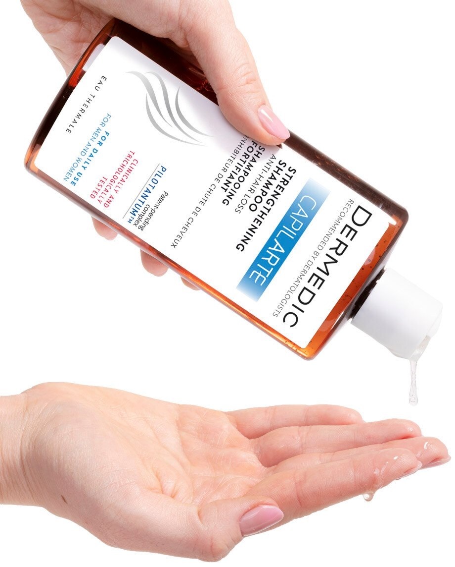 Шампунь зміцнюючий Dermedic Capilarte проти випадіння волосся 300 млфото3