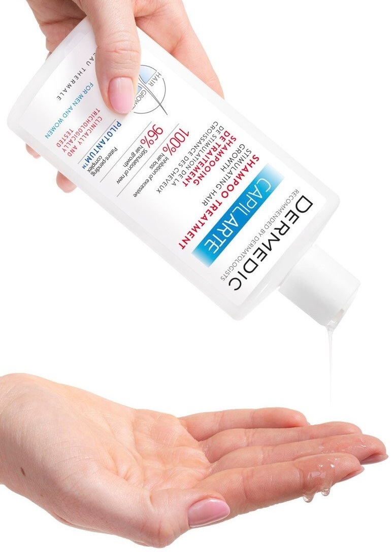 Шампунь для стимуляції росту волосся Dermedic Capilarte 300 млфото2